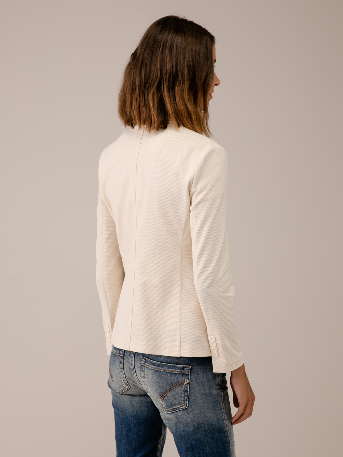 Detailansicht von Blazer aus Baumwolle von CIRCOLO