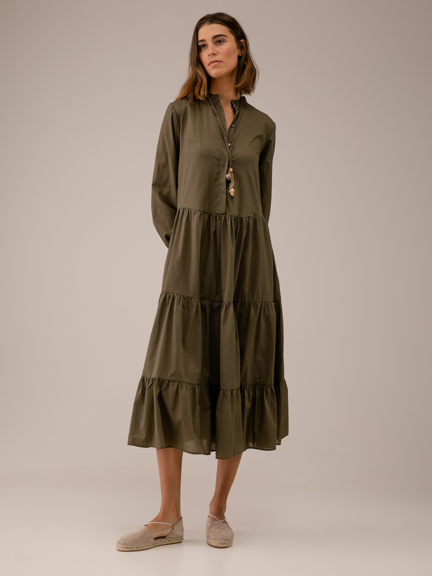 Detailansicht von Maxi-Blusenkleid von ROBERT FRIEDMAN