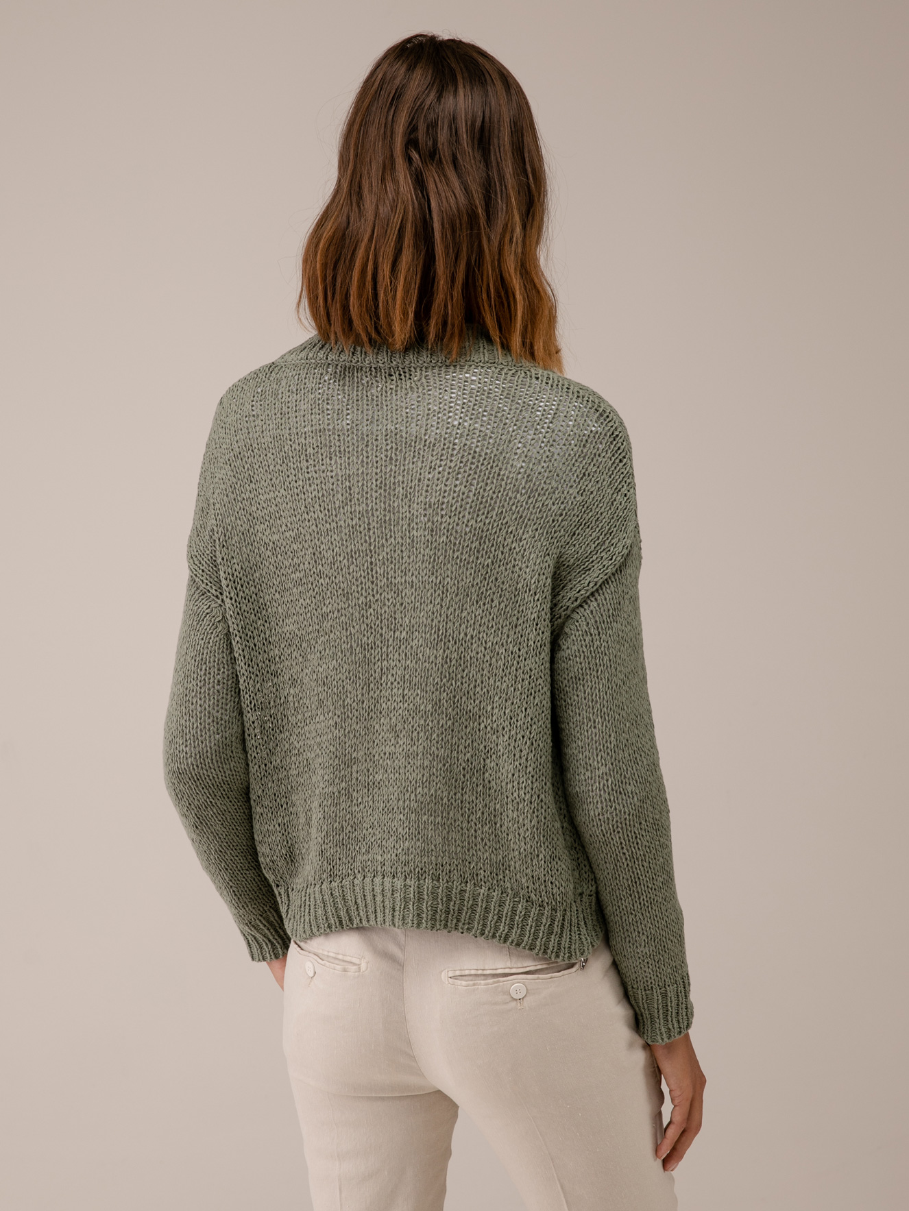 Detailansicht von Strickjacke aus Baumwolle von DANIELS