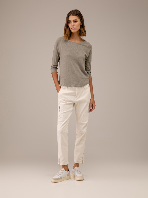 Detailansicht von Langarmshirt mit 3/4 Arm von DANIELS