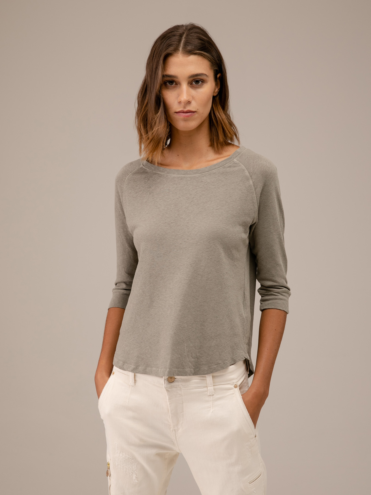 Detailansicht von Langarmshirt mit 3/4 Arm von DANIELS