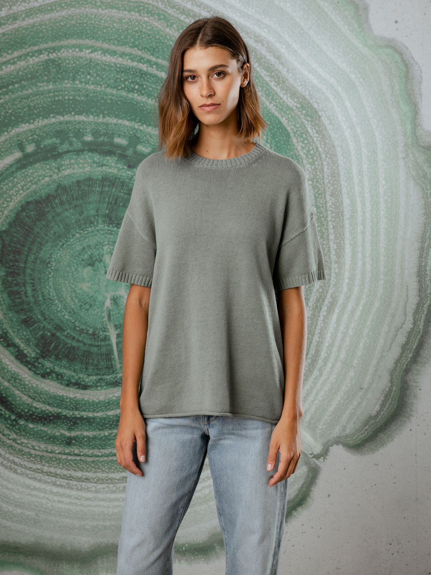 Detailansicht von Kurzarm-Pullover von JC SOPHIE