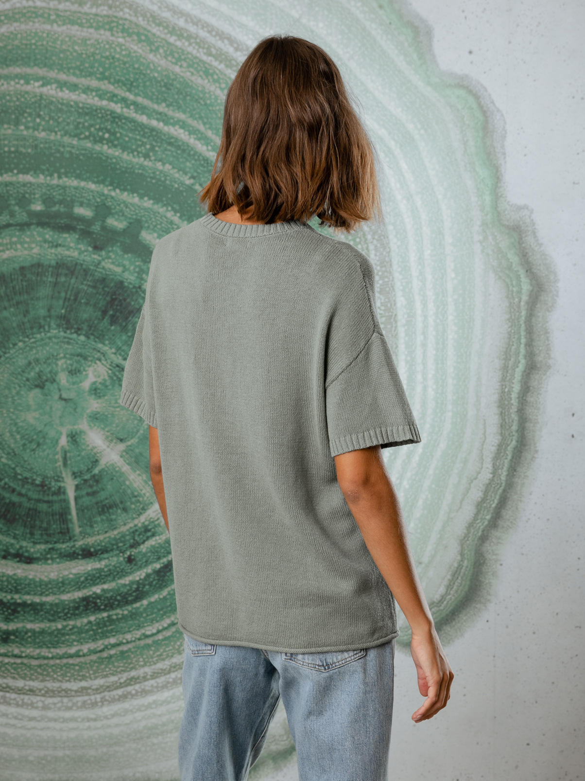 Detailansicht von Kurzarm-Pullover von JC SOPHIE