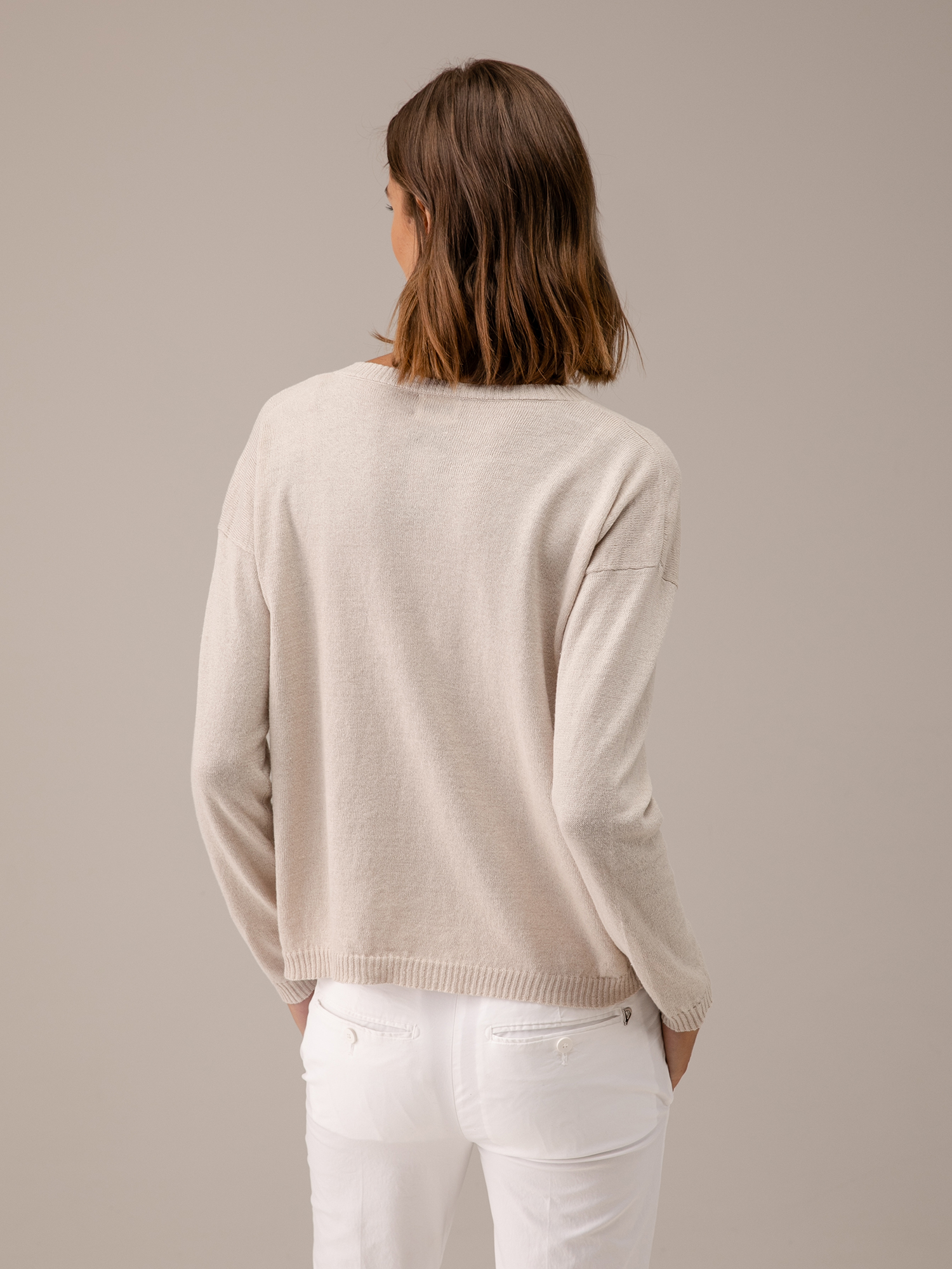 Detailansicht von Pullover aus Leinen von DANIELS