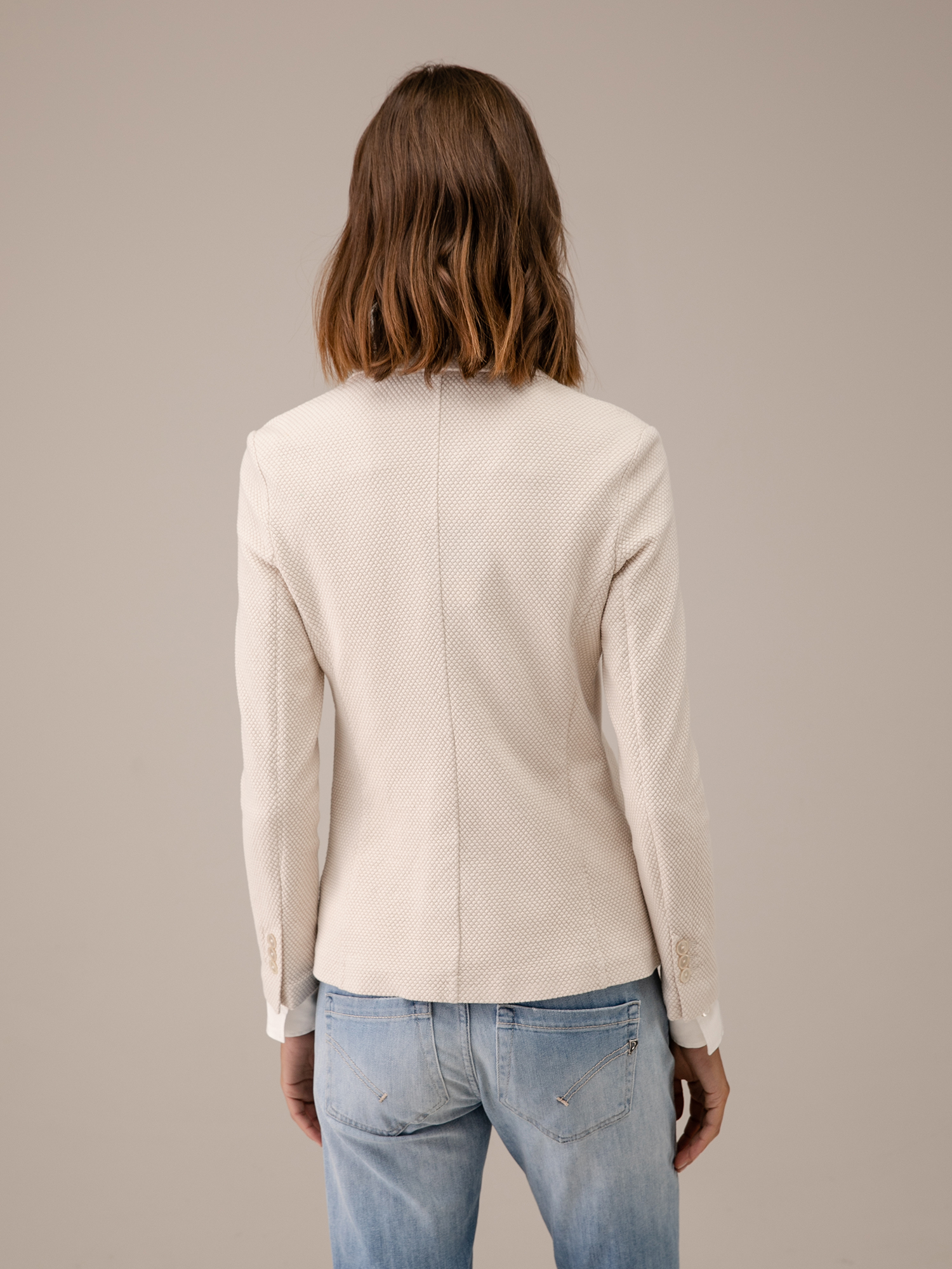 Detailansicht von Blazer aus Baumwolle von CIRCOLO