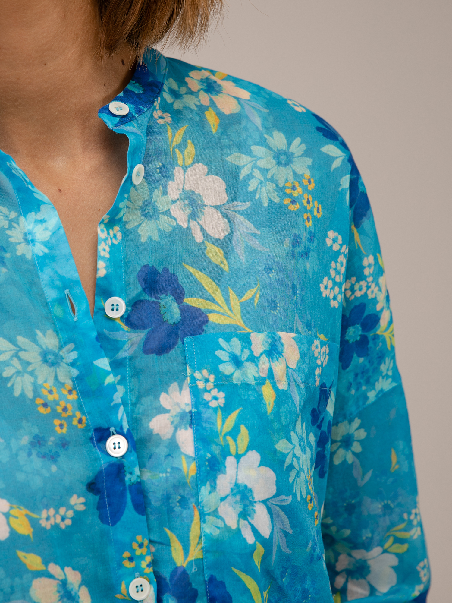 Detailansicht von Gemusterte Bluse von ROBERT FRIEDMAN