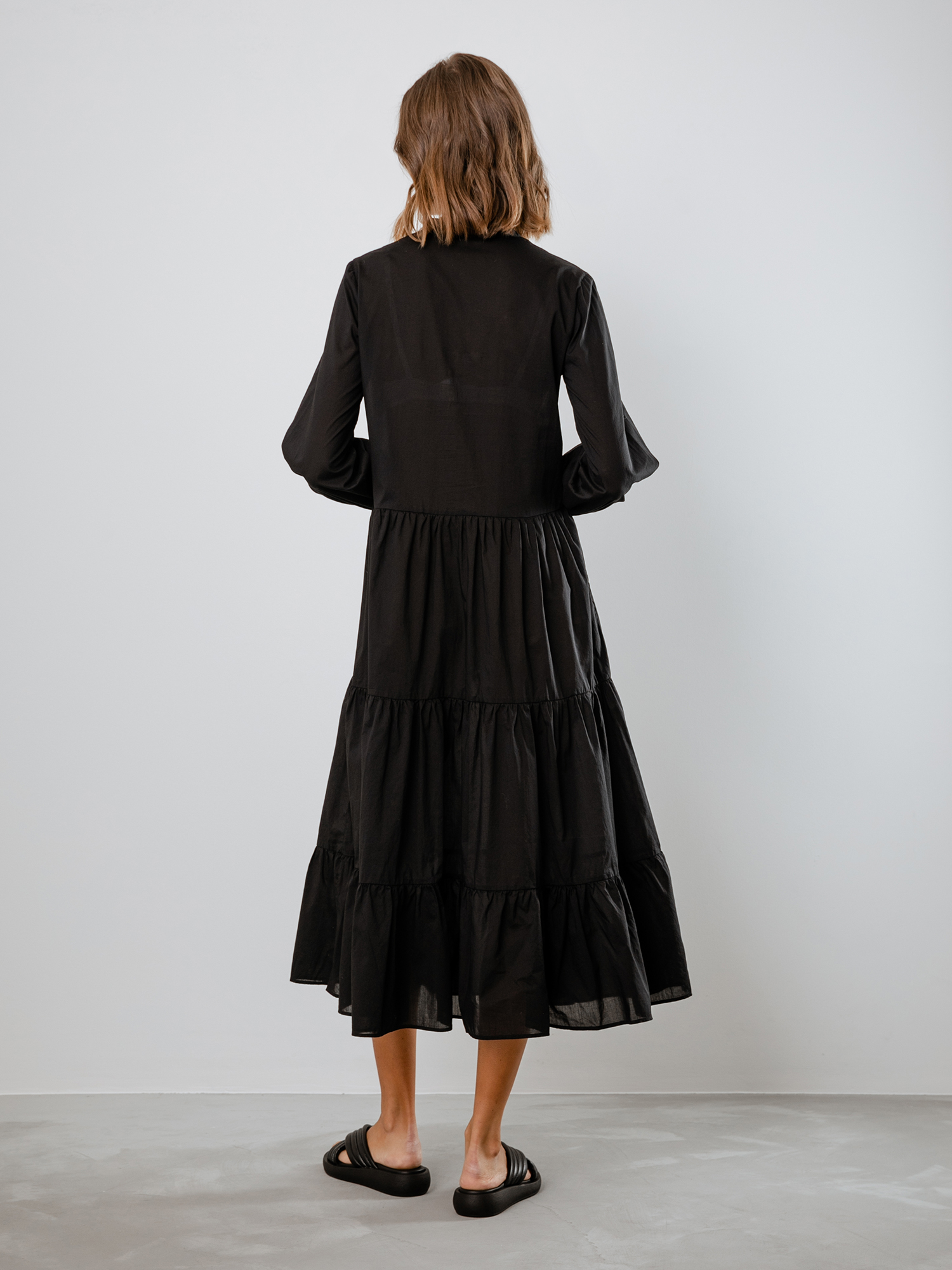 Detailansicht von Maxi-Blusenkleid von ROBERT FRIEDMAN