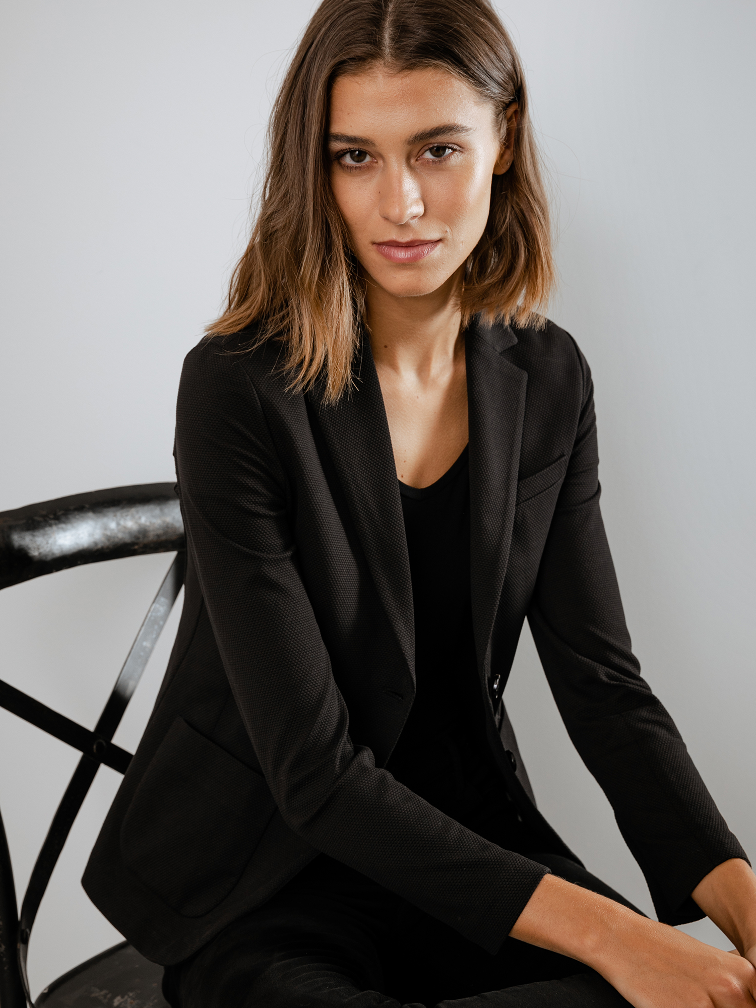 Detailansicht von Blazer aus Baumwolle von CIRCOLO