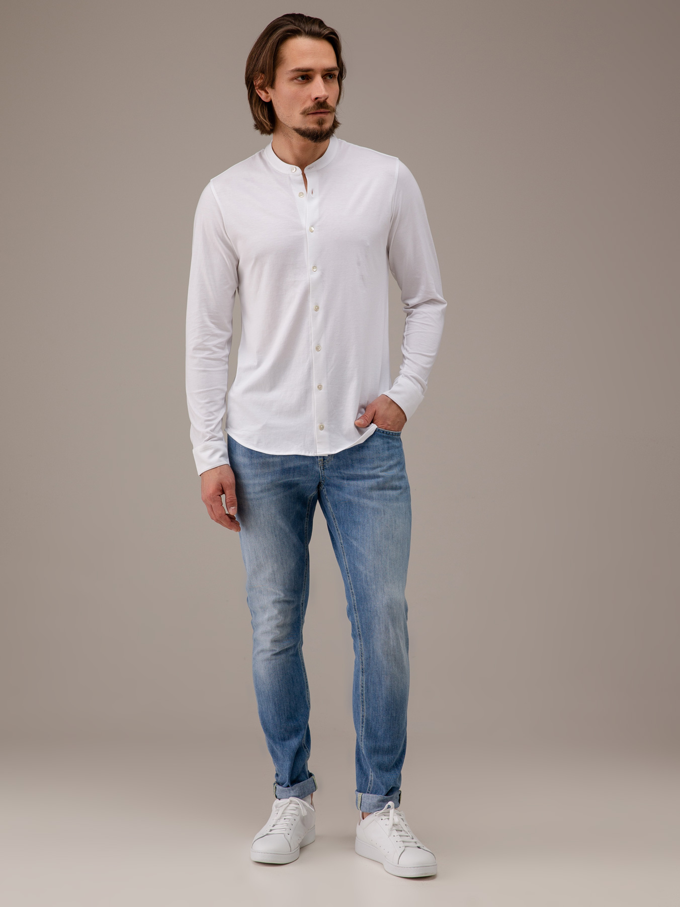 Detailansicht von Durchgeknöpftes Langarmshirt von STEFAN BRANDT