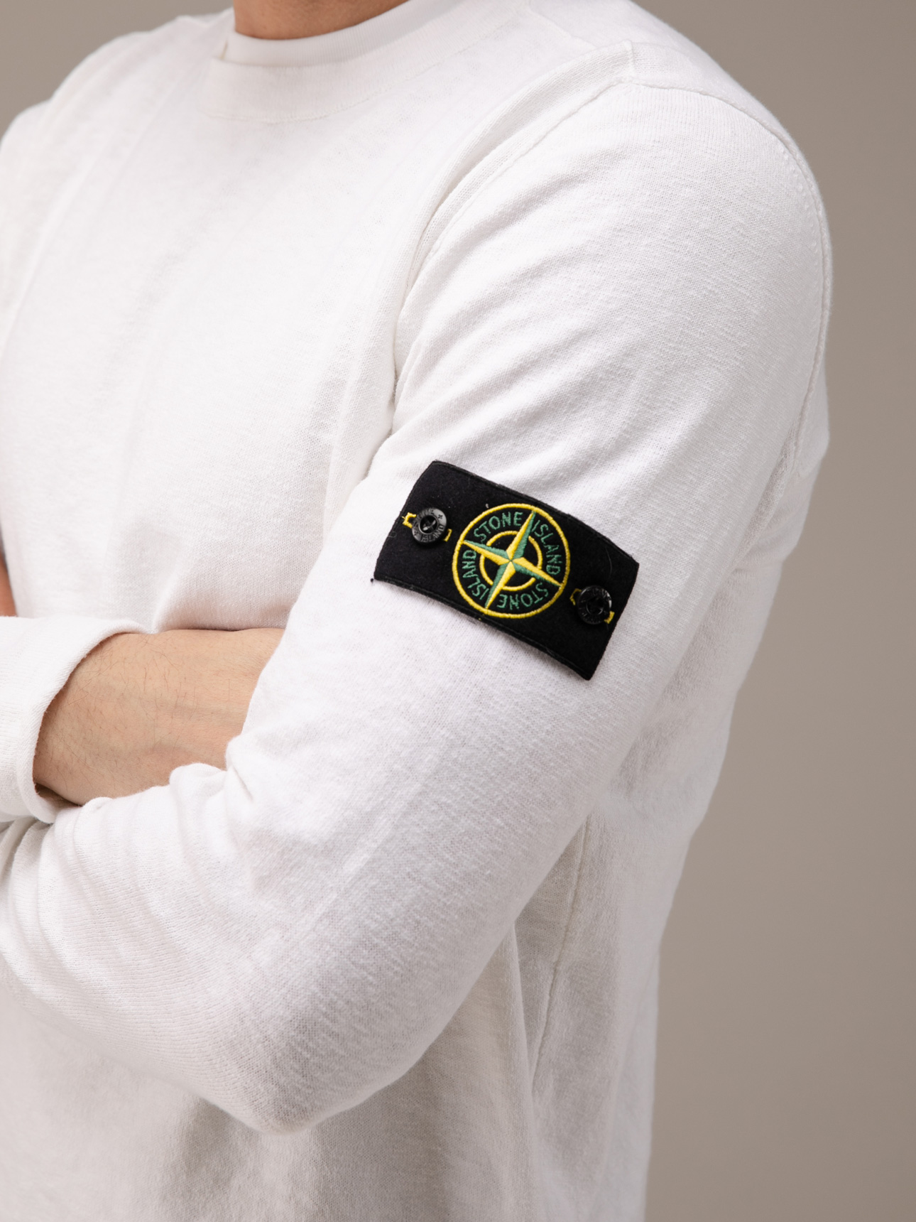 Detailansicht von Pullover aus Baumwolle von STONE ISLAND