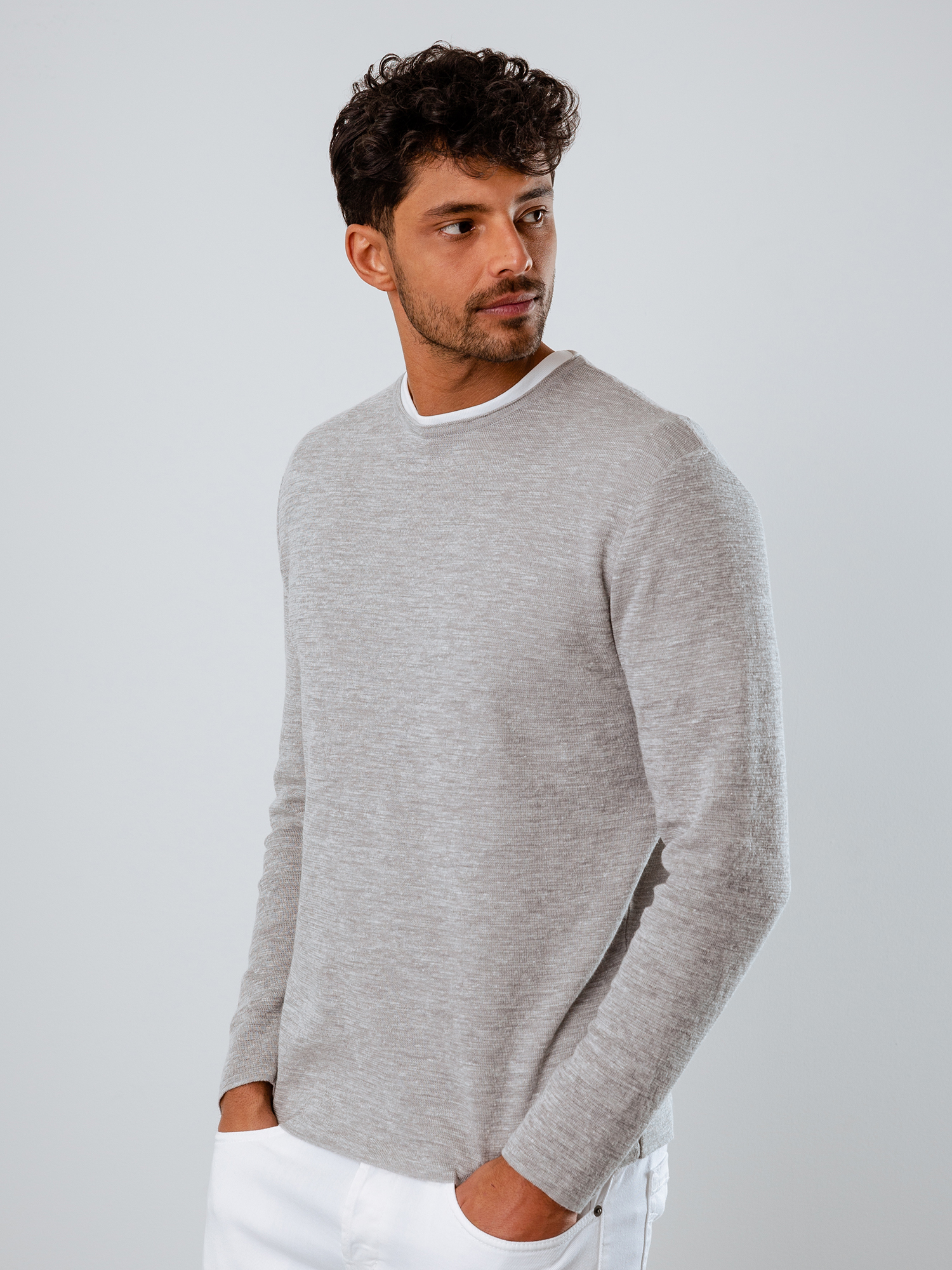 Detailansicht von Pullover aus Leinen von PHIL PETTER