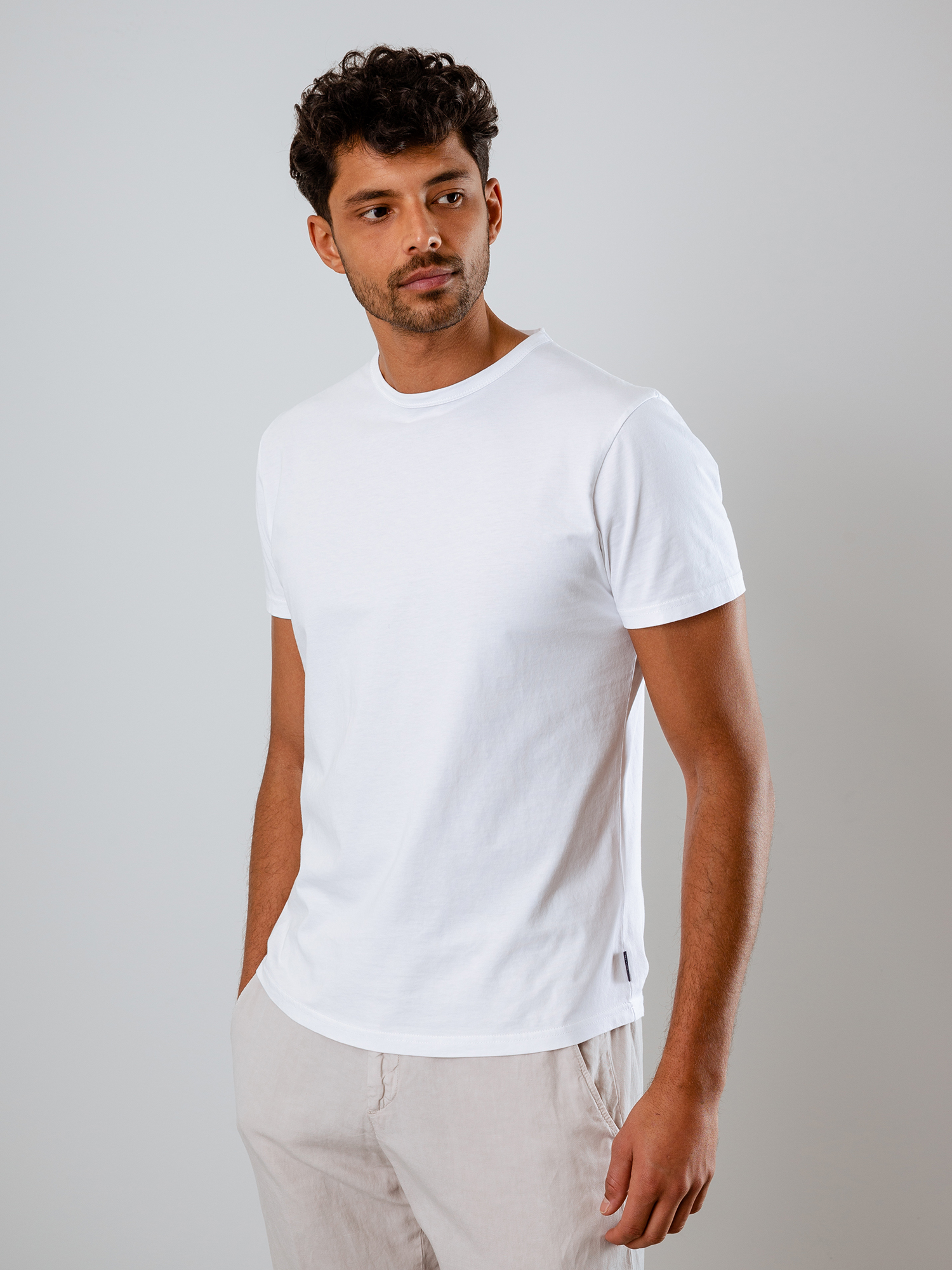 Detailansicht von T-Shirt aus Baumwolle von 04651