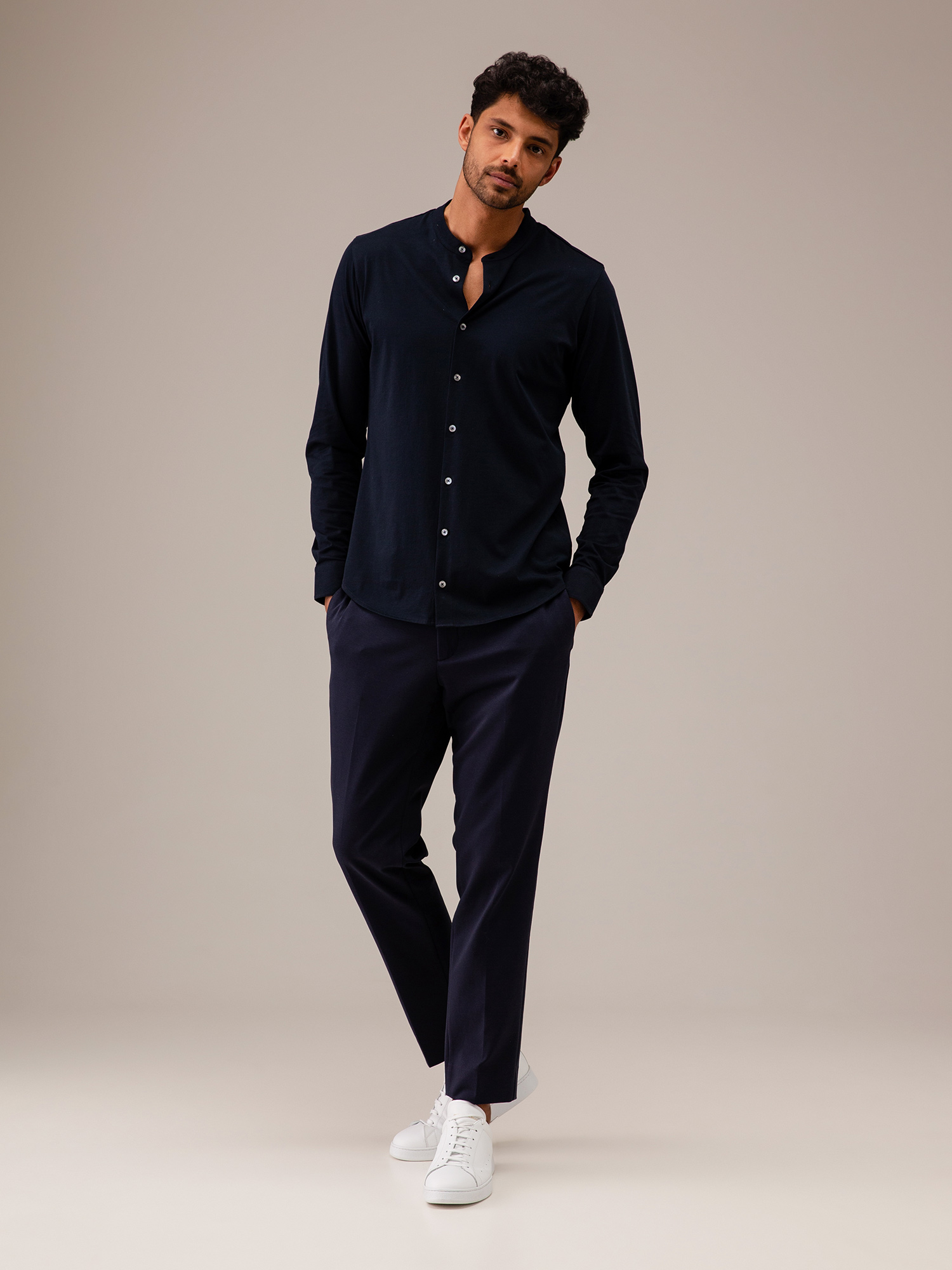 Detailansicht von Durchgeknöpftes Langarmshirt von STEFAN BRANDT