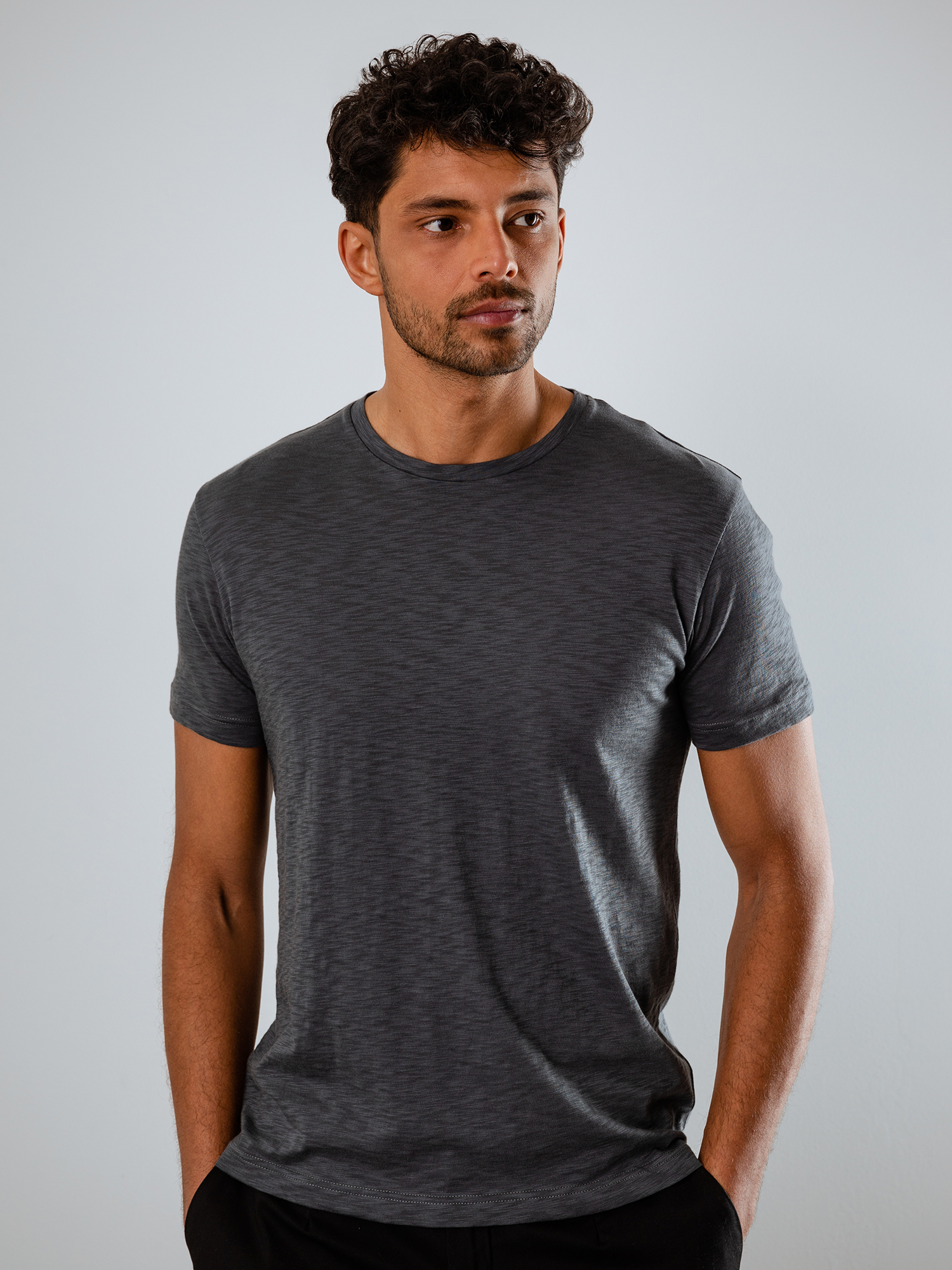 Detailansicht von T-Shirt aus Baumwolle von STEFAN BRANDT