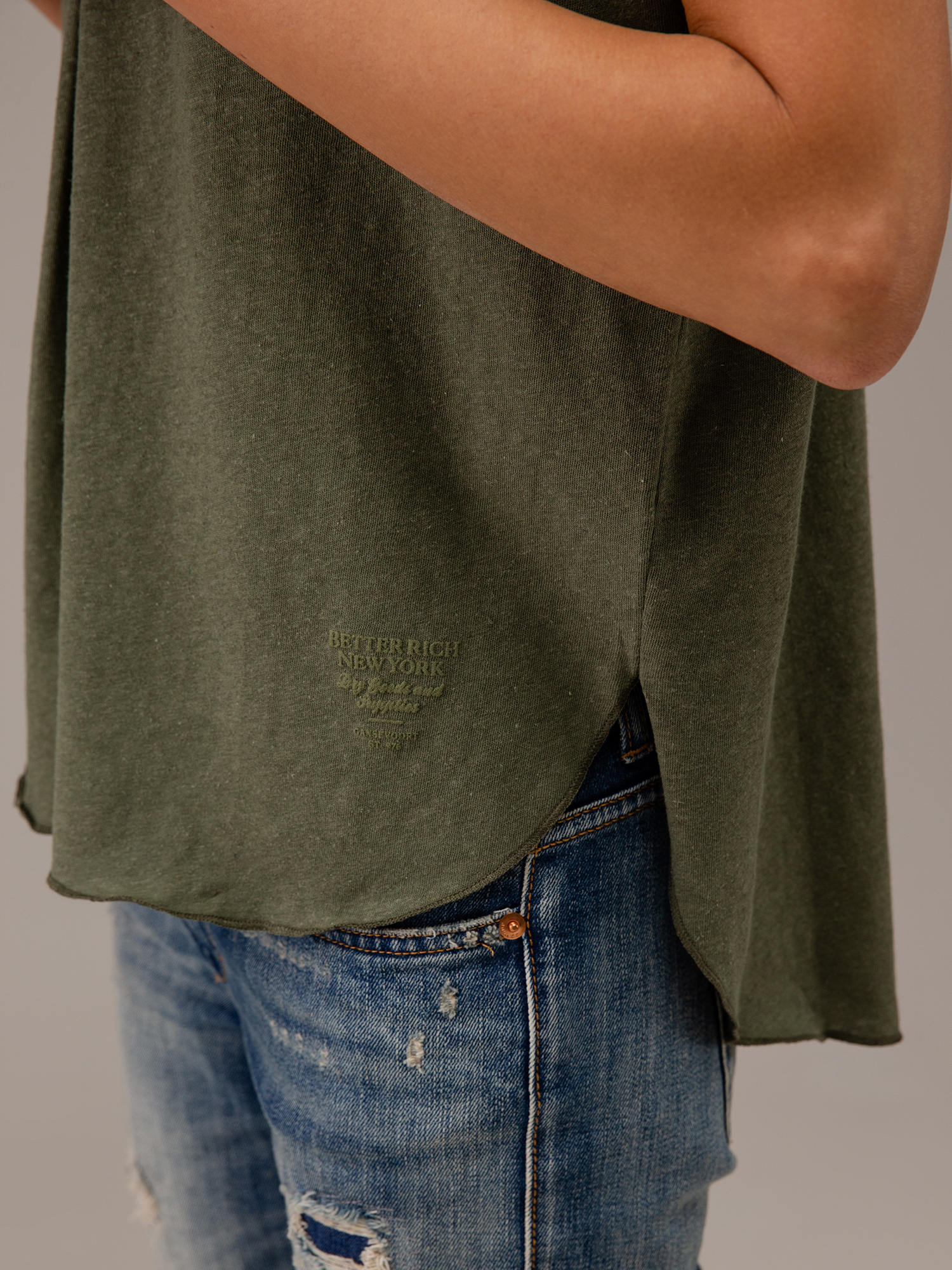 Detailansicht von Shirt aus Baumwolle von BETTER RICH