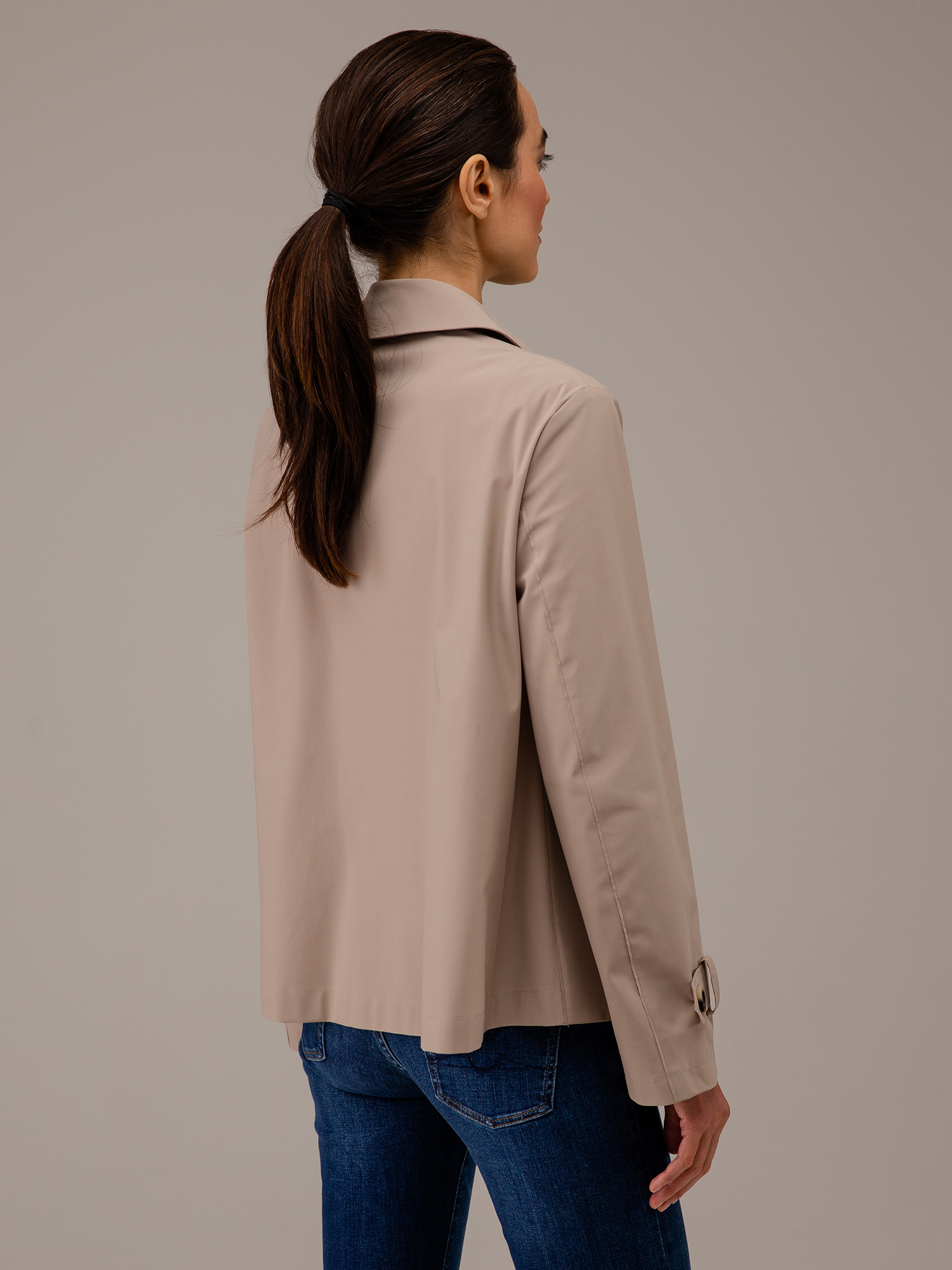 Detailansicht von Kurzer Caban von HARRIS WHARF LONDON