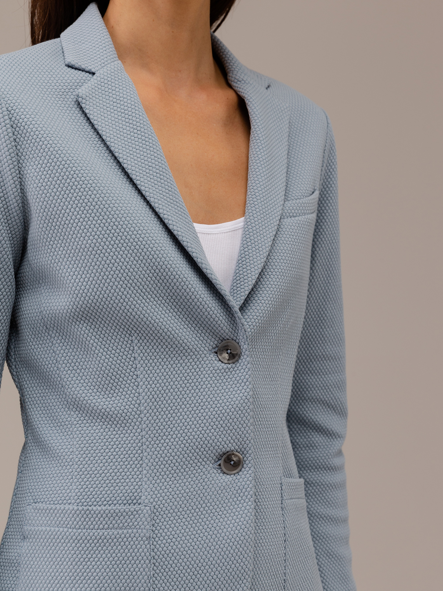 Detailansicht von Blazer aus Baumwolle von DANIELS