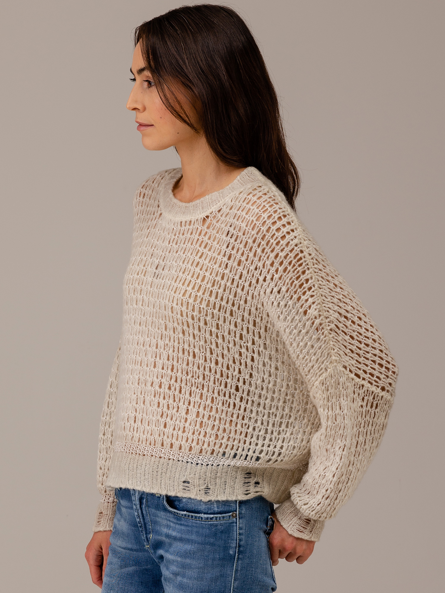 Detailansicht von Leichter Pullover aus Cashmere von AVANT TOI