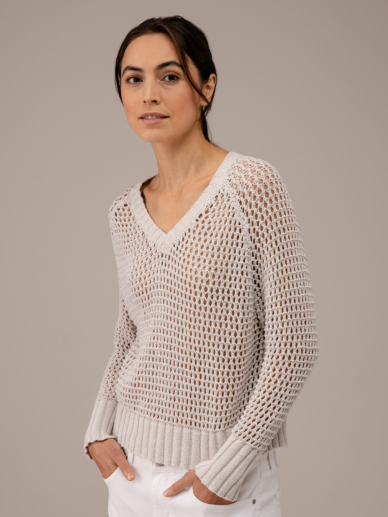 Detailansicht von Pullover mit Lochstrick von DANIELS