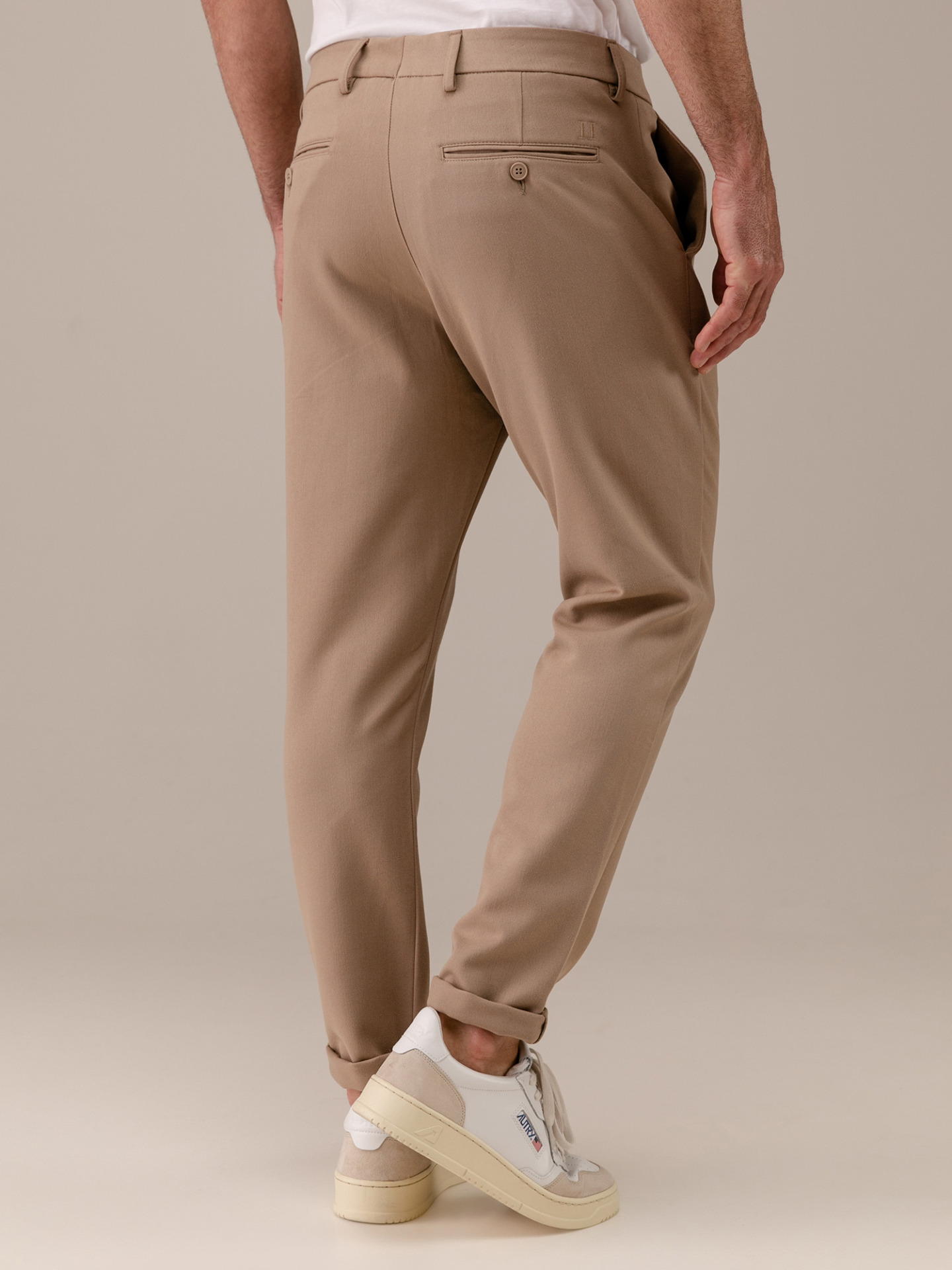 Detailansicht von Jerseyhose aus Baumwolle von LES DEUX