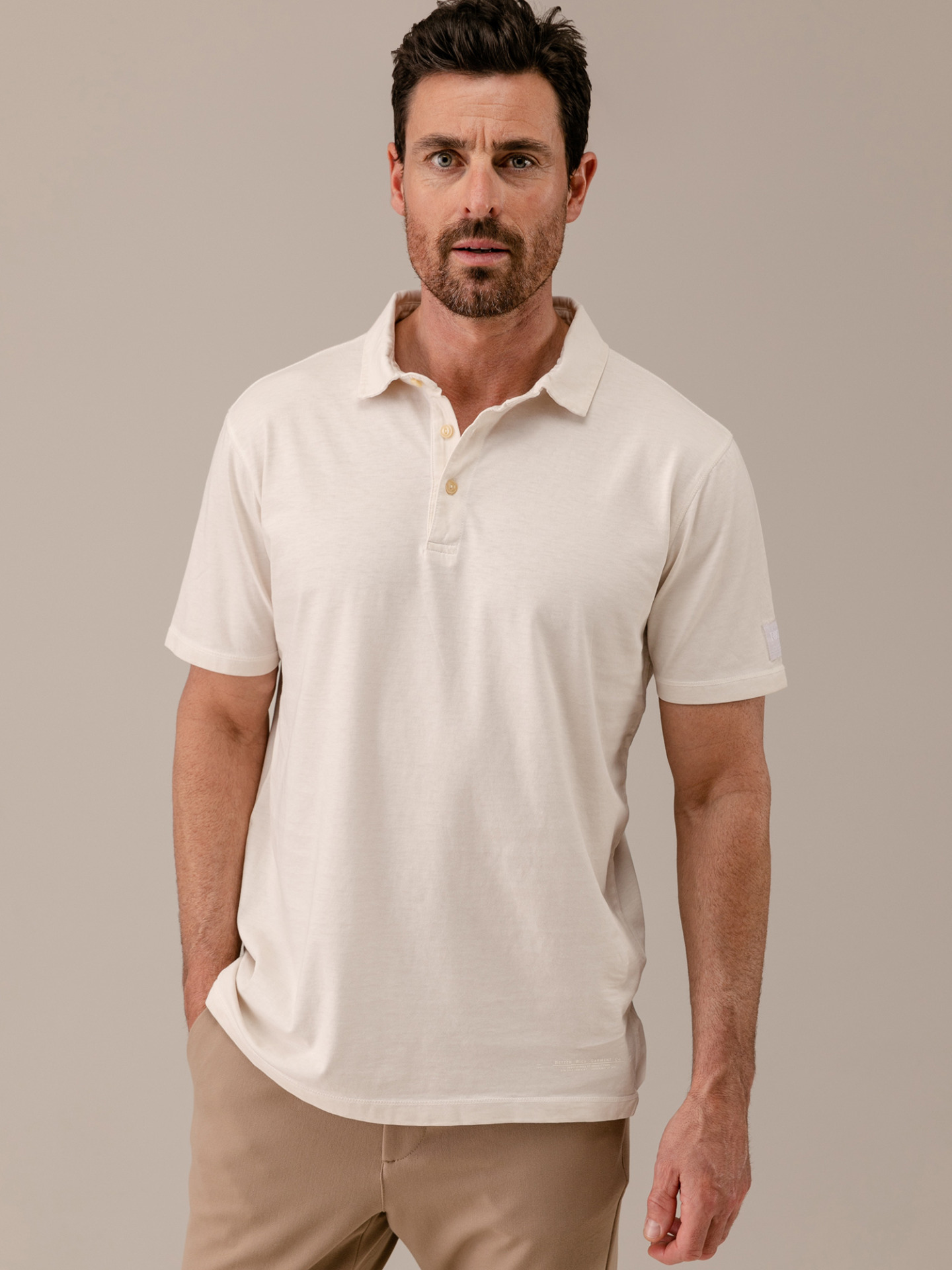 Detailansicht von Poloshirt aus Baumwolle von BETTER RICH