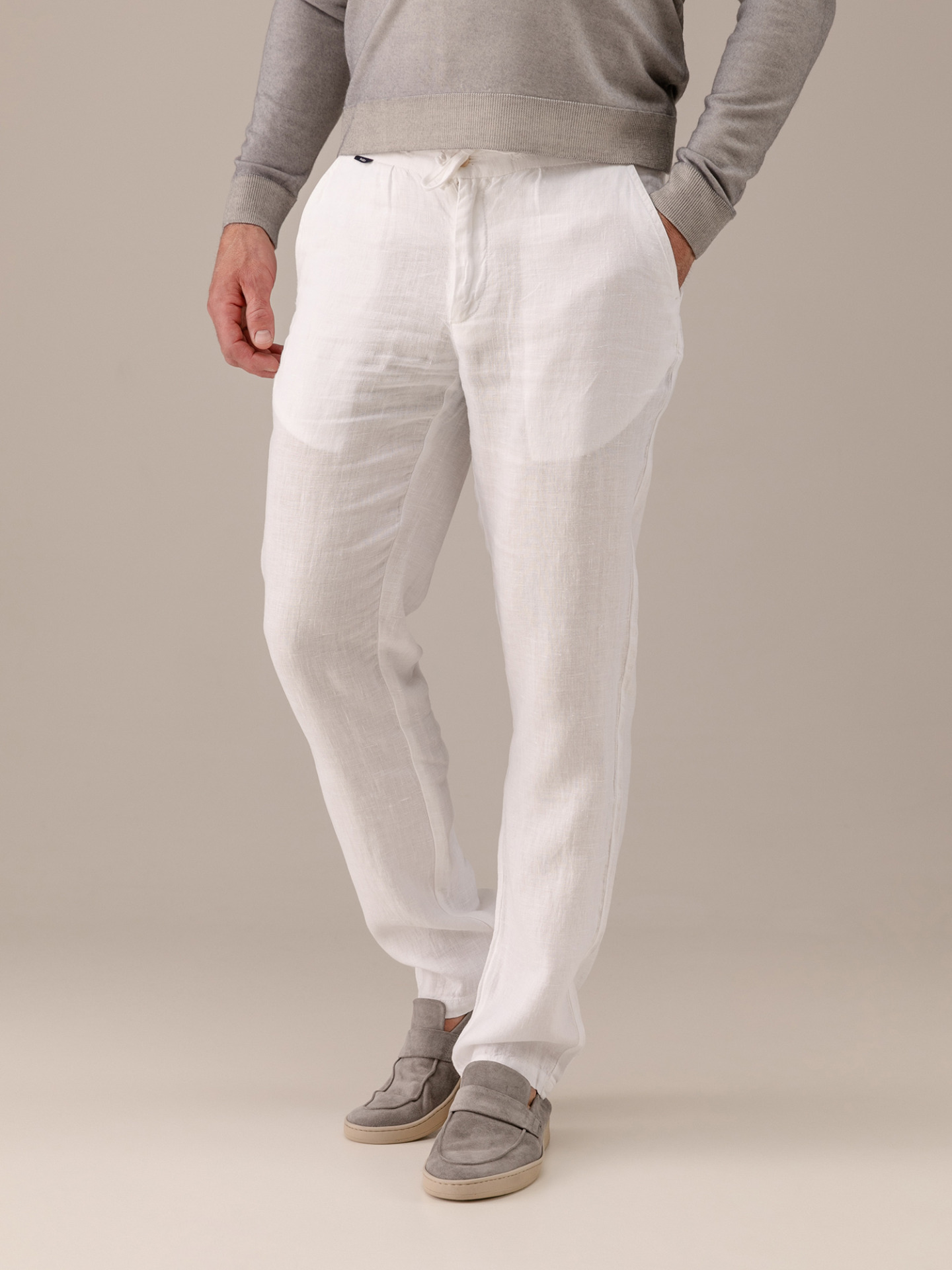 Detailansicht von Lässige Hose aus Leinen von 04651