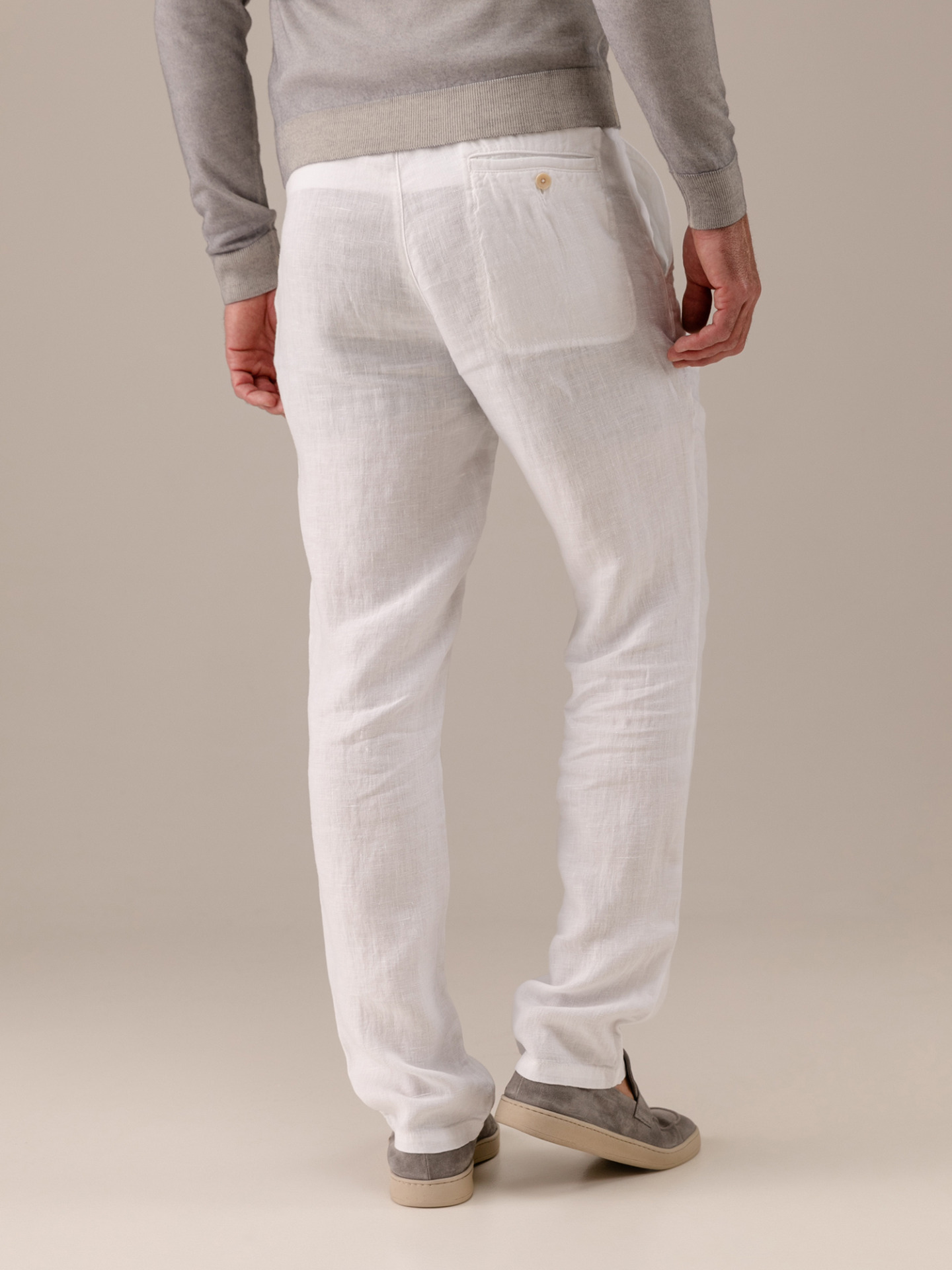 Detailansicht von Lässige Hose aus Leinen von 04651