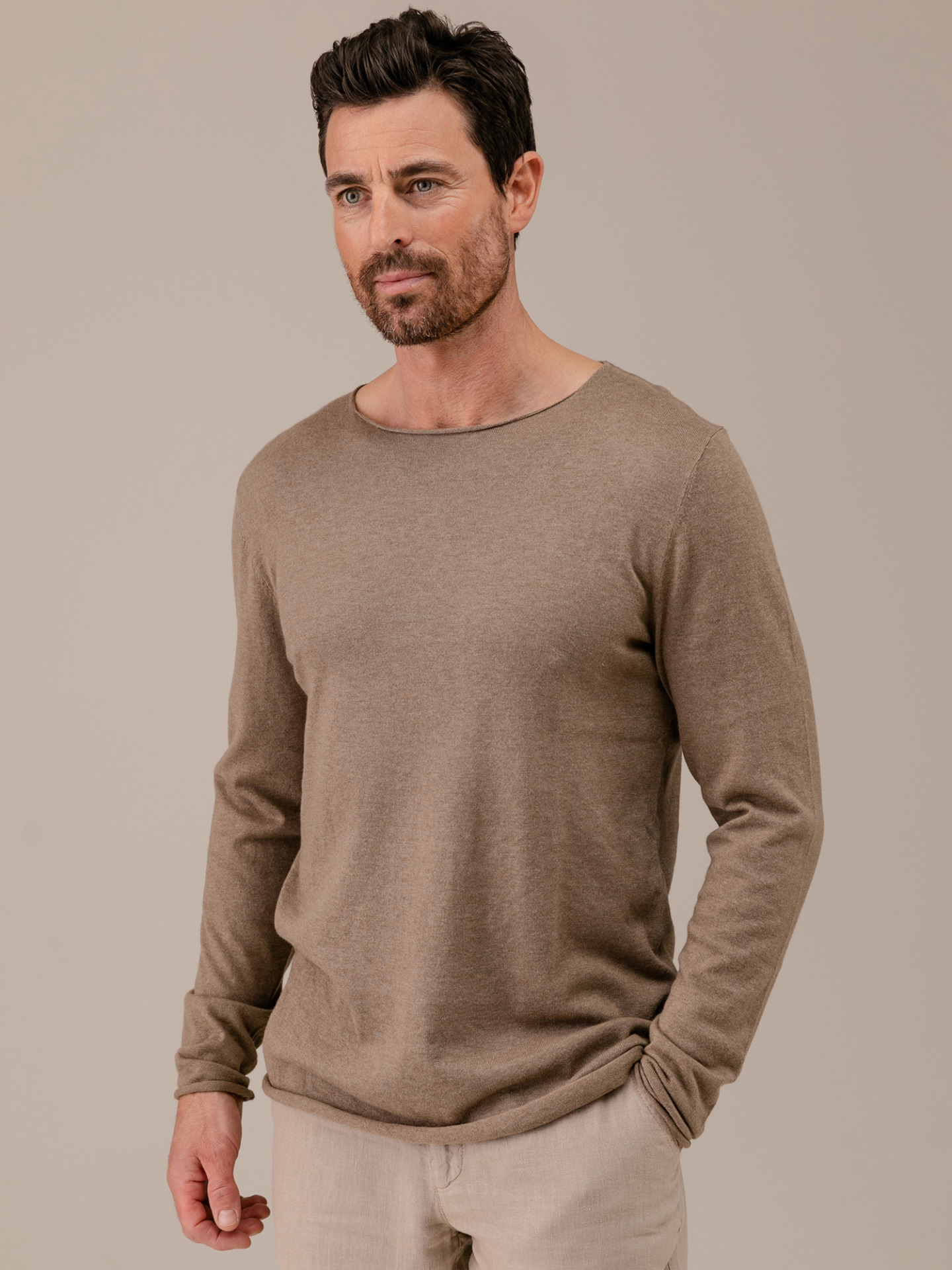 Detailansicht von Pullover aus Baumwolle von AMERICAN VINTAGE