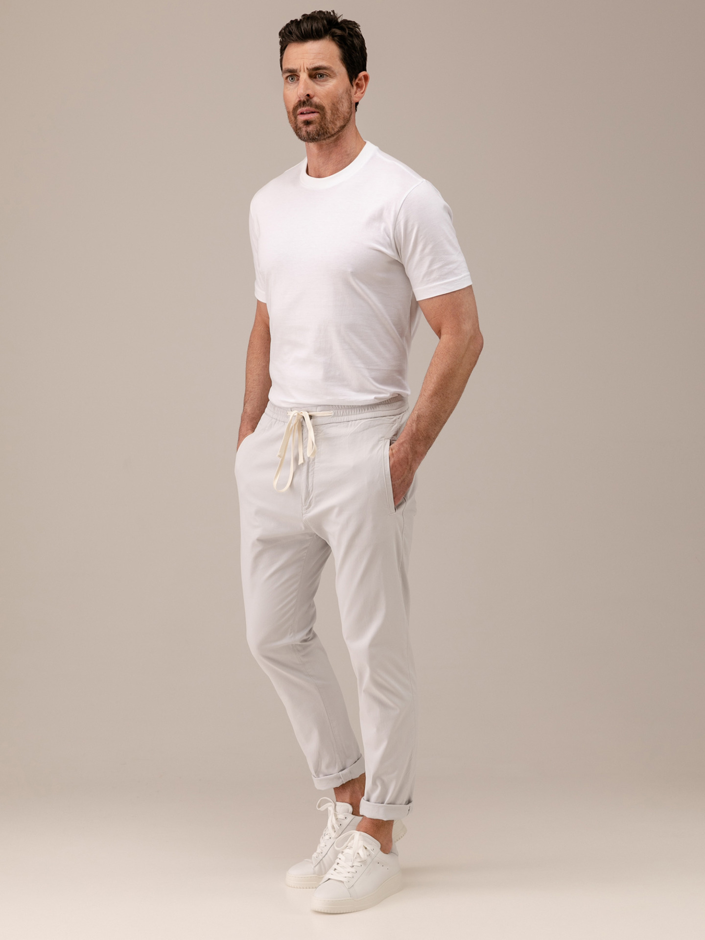 Detailansicht von Hose aus Baumwolle mit Tunnelzug von DRYKORN