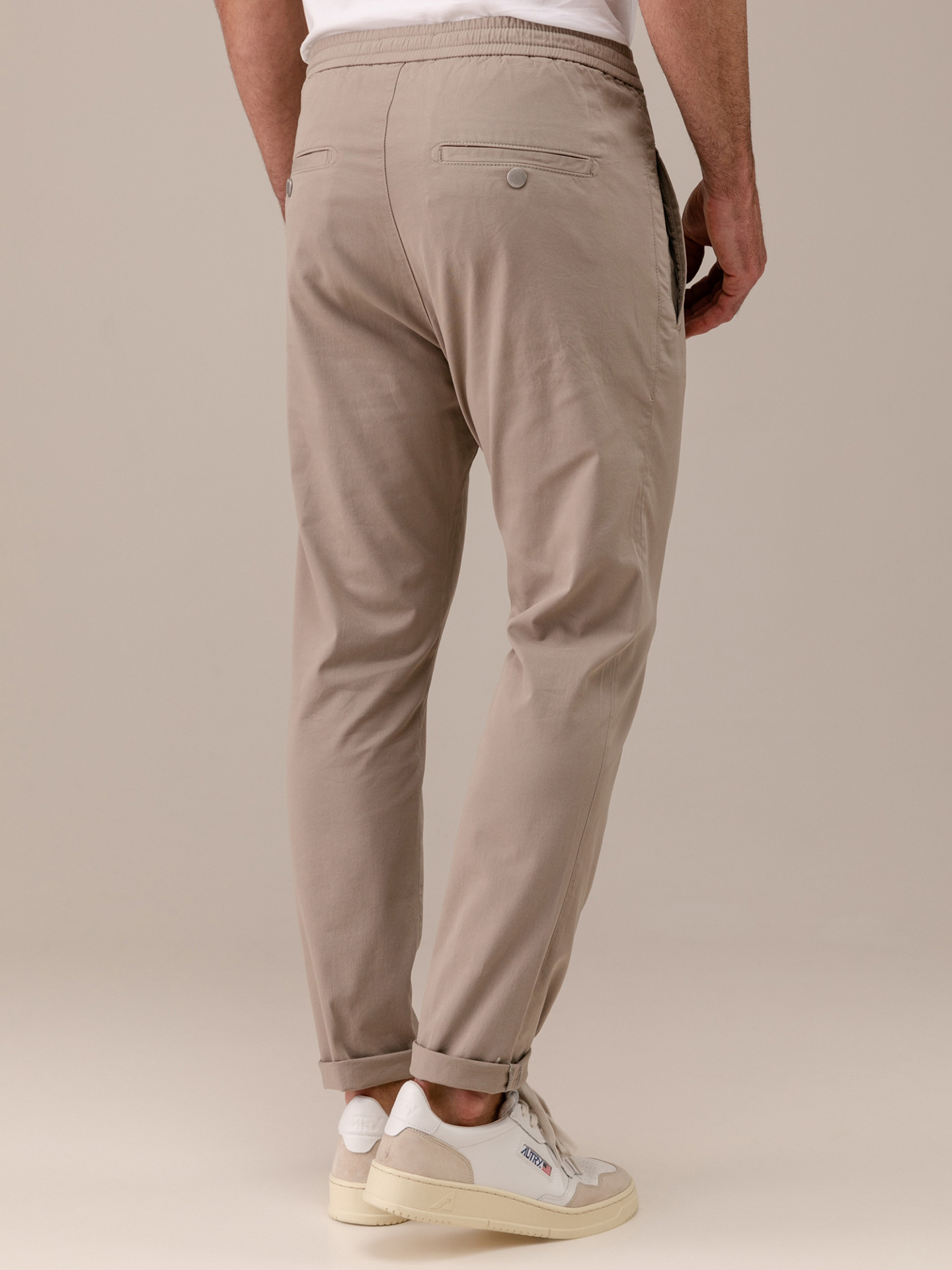 Detailansicht von Hose aus Baumwolle mit Tunnelzug von DRYKORN