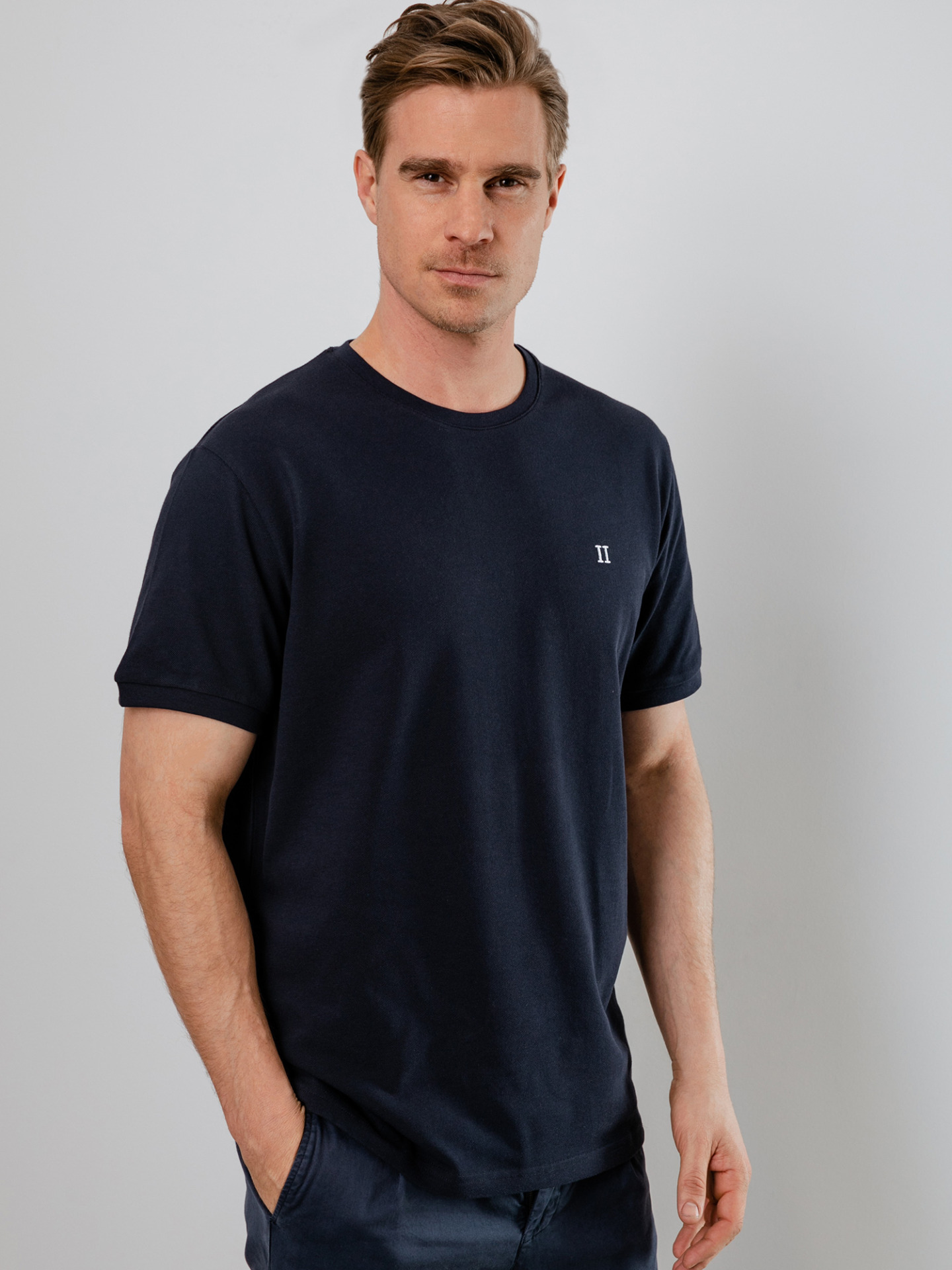 Detailansicht von T-Shirt aus Baumwolle von LES DEUX