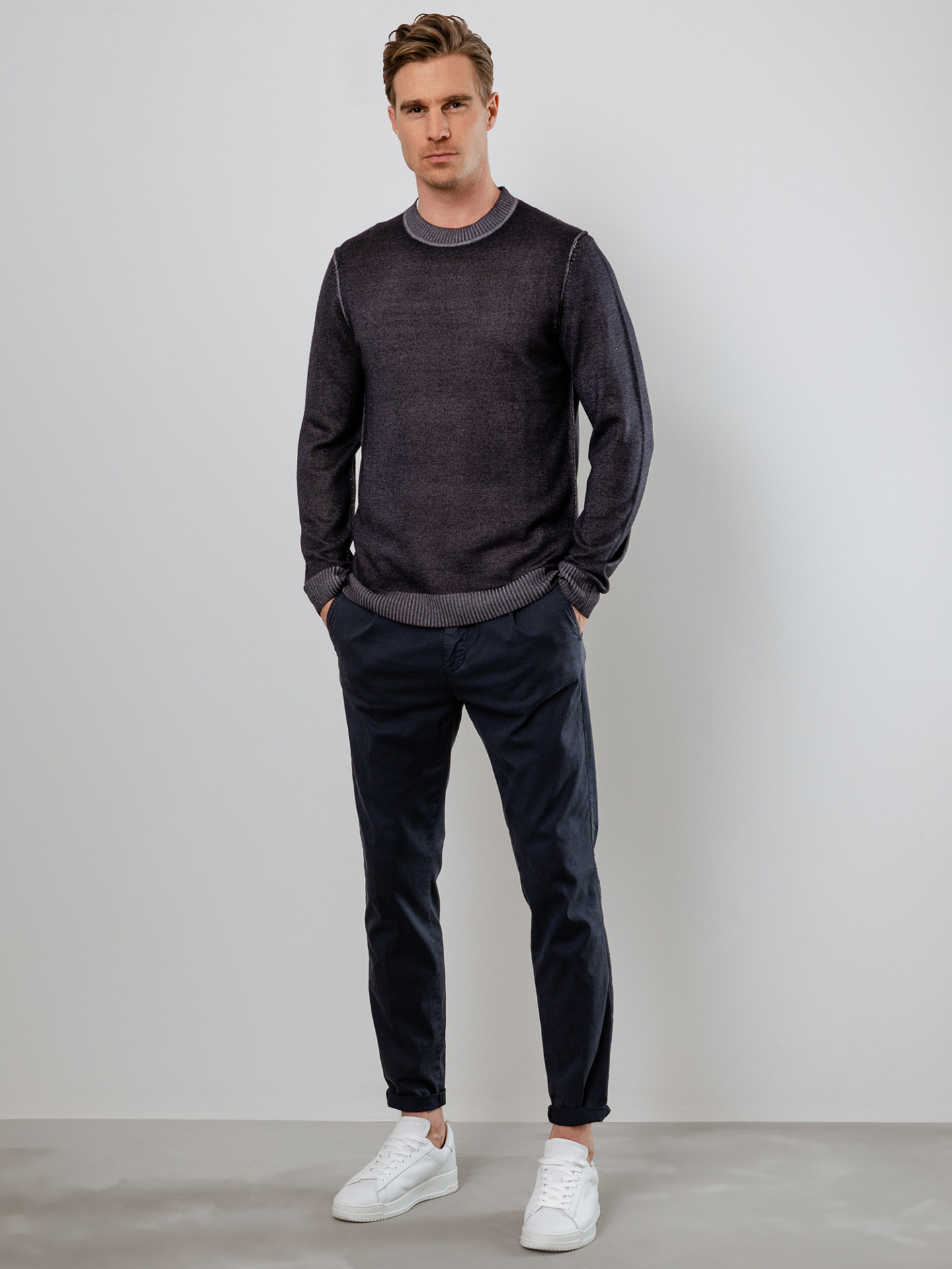 Detailansicht von Pullover aus Merinowolle von BETTER RICH