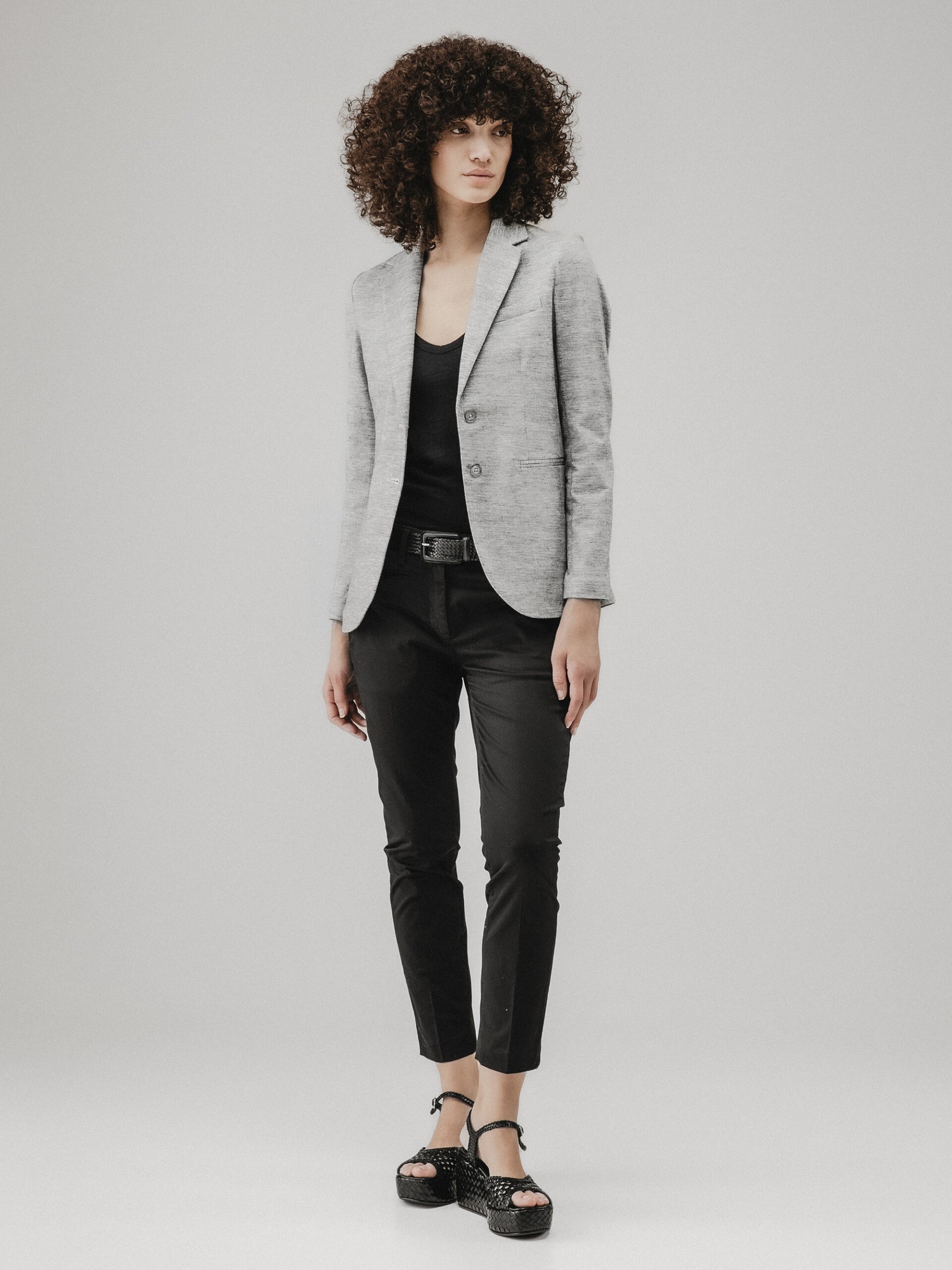 Detailansicht von Blazer aus Baumwolle von CIRCOLO