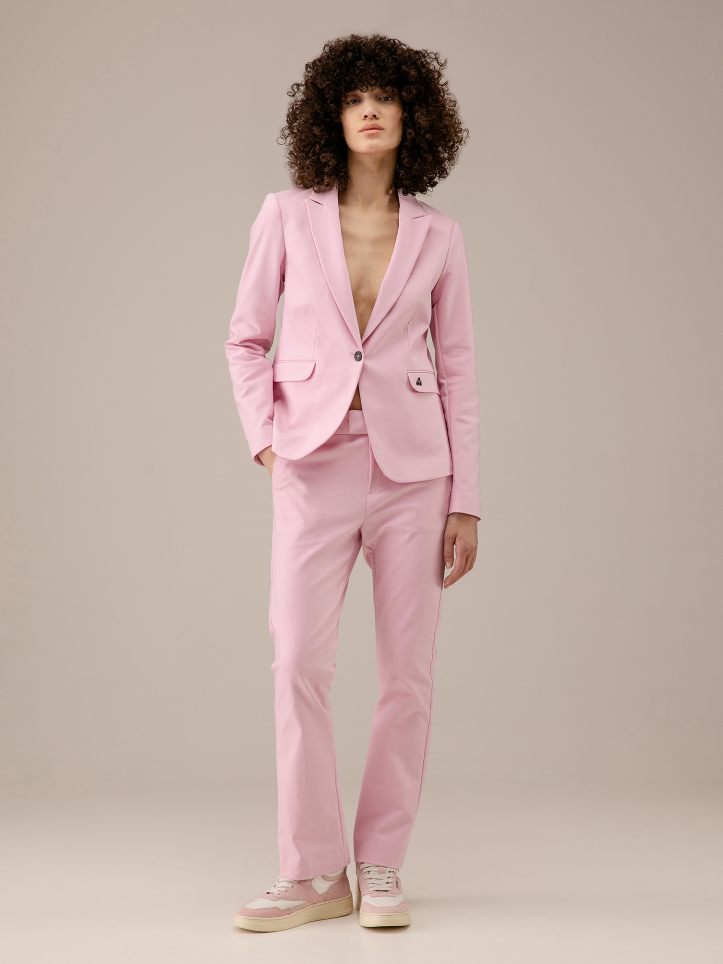 Detailansicht von Blazer aus Baumwolle von MOS MOSH