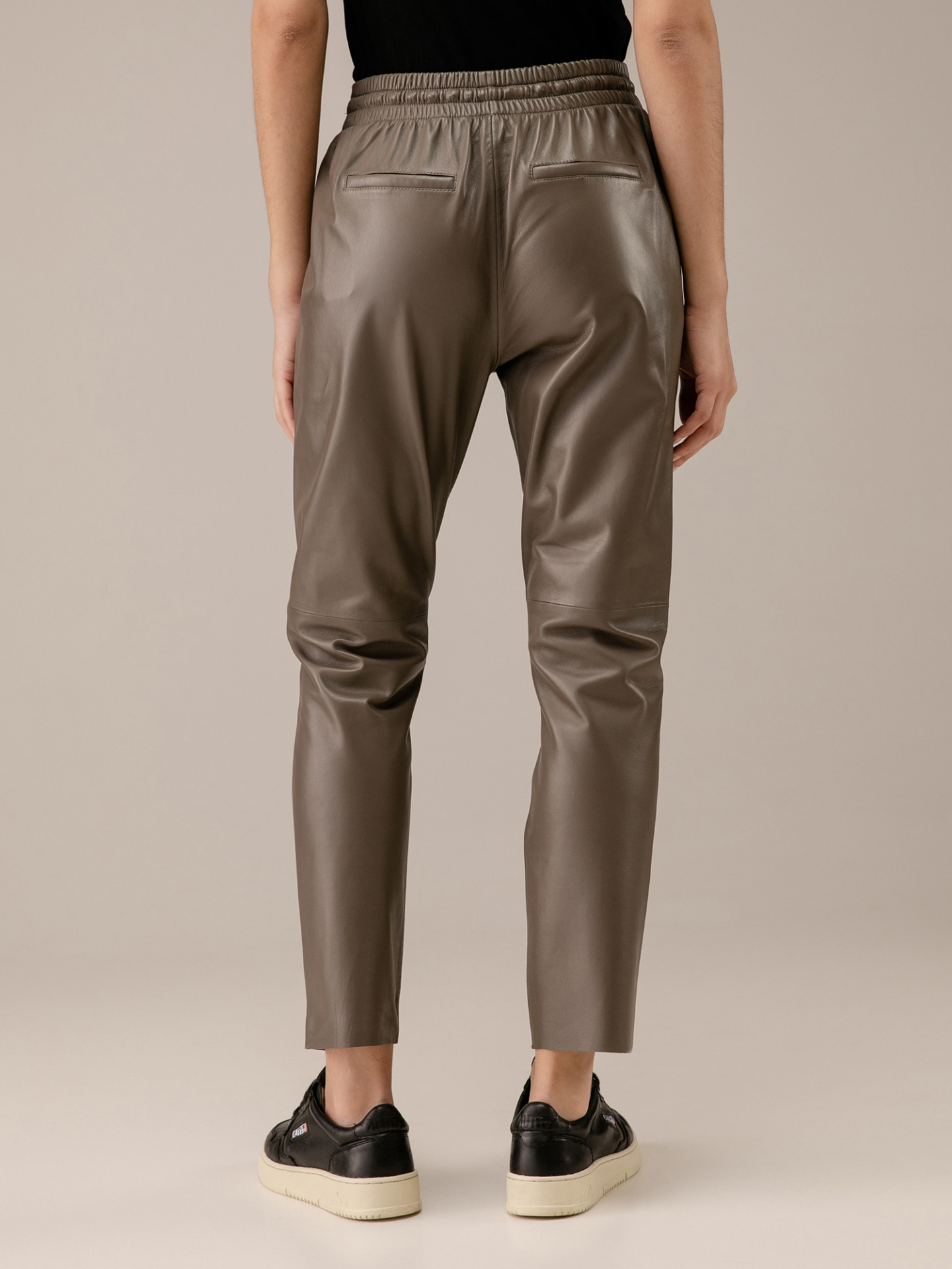 Detailansicht von Nappa-Lederhose von OAKWOOD