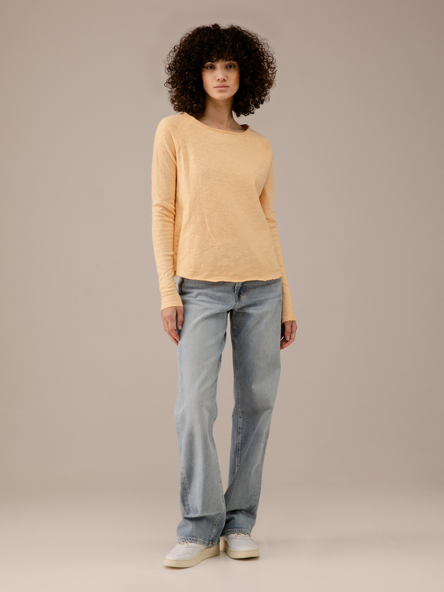 Detailansicht von Langarmshirt aus Baumwolle von AMERICAN VINTAGE