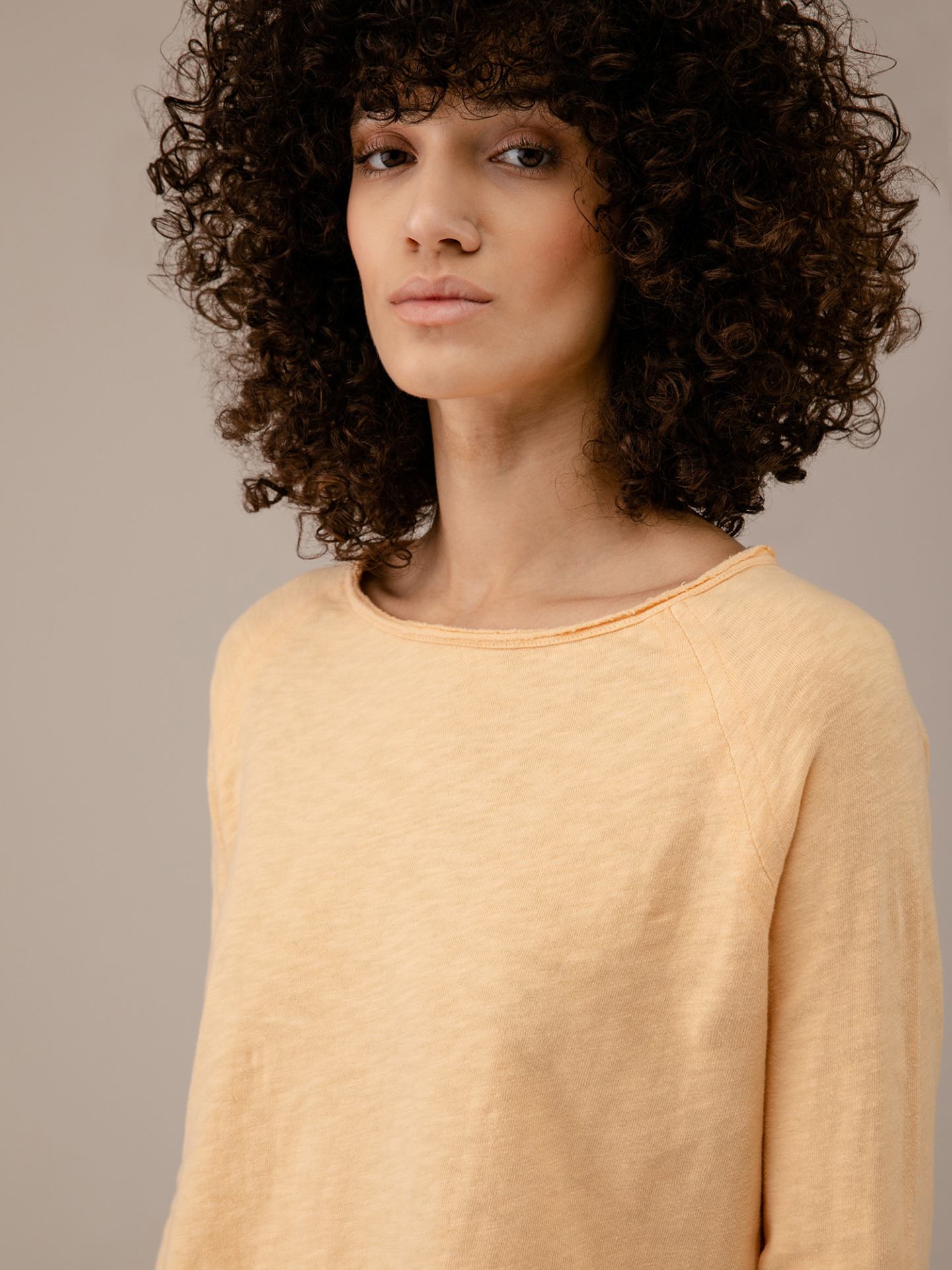 Detailansicht von Langarmshirt aus Baumwolle von AMERICAN VINTAGE