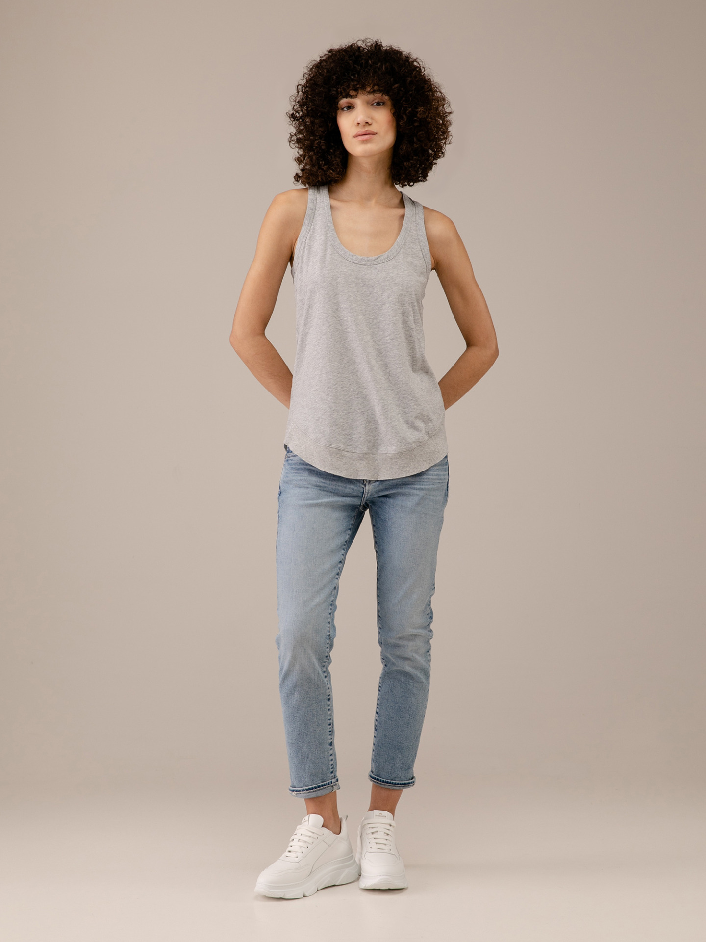 Detailansicht von Top aus Baumwolle von BOBI LOS ANGELES