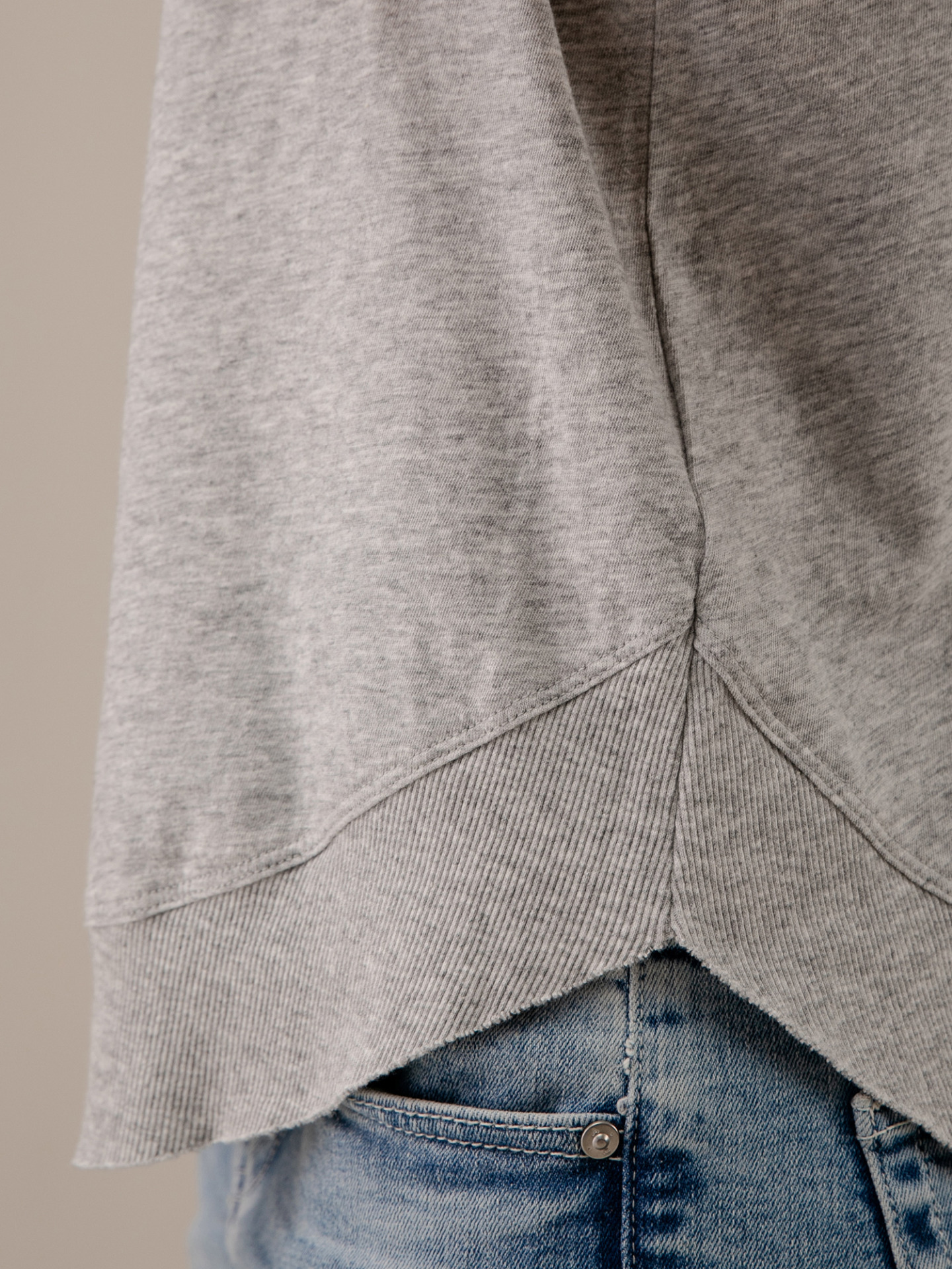 Detailansicht von Top aus Baumwolle von BOBI LOS ANGELES