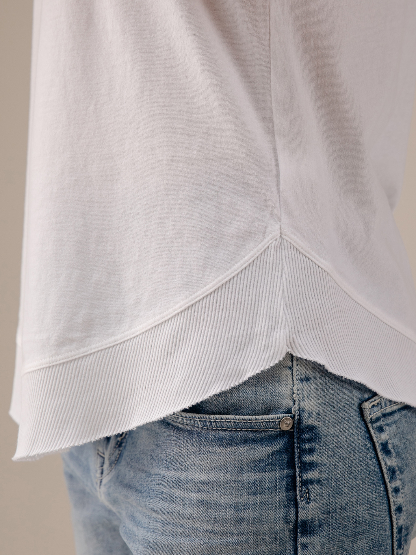 Detailansicht von Top aus Baumwolle von BOBI LOS ANGELES