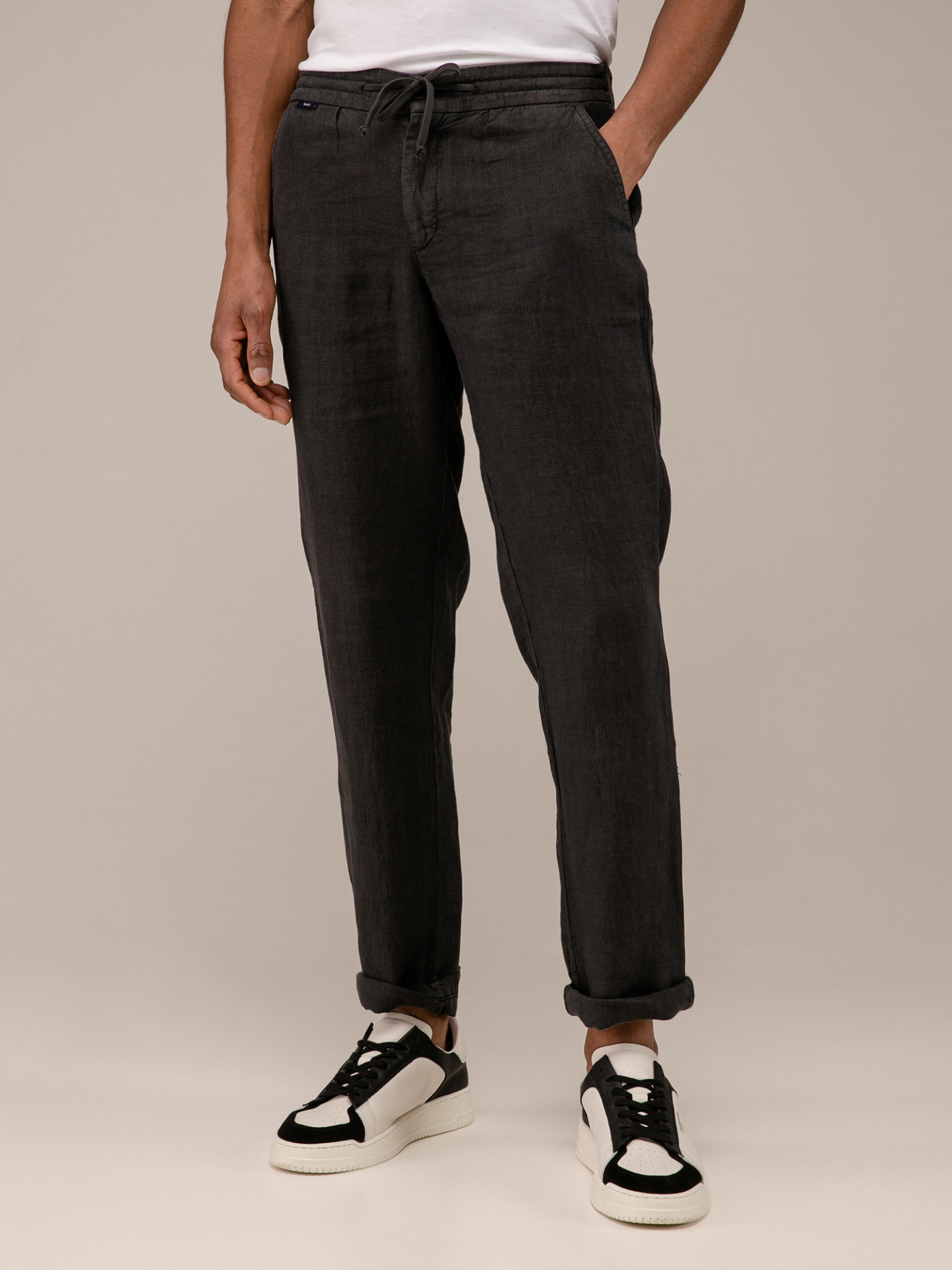 Detailansicht von Lässige Hose aus Leinen von 04651