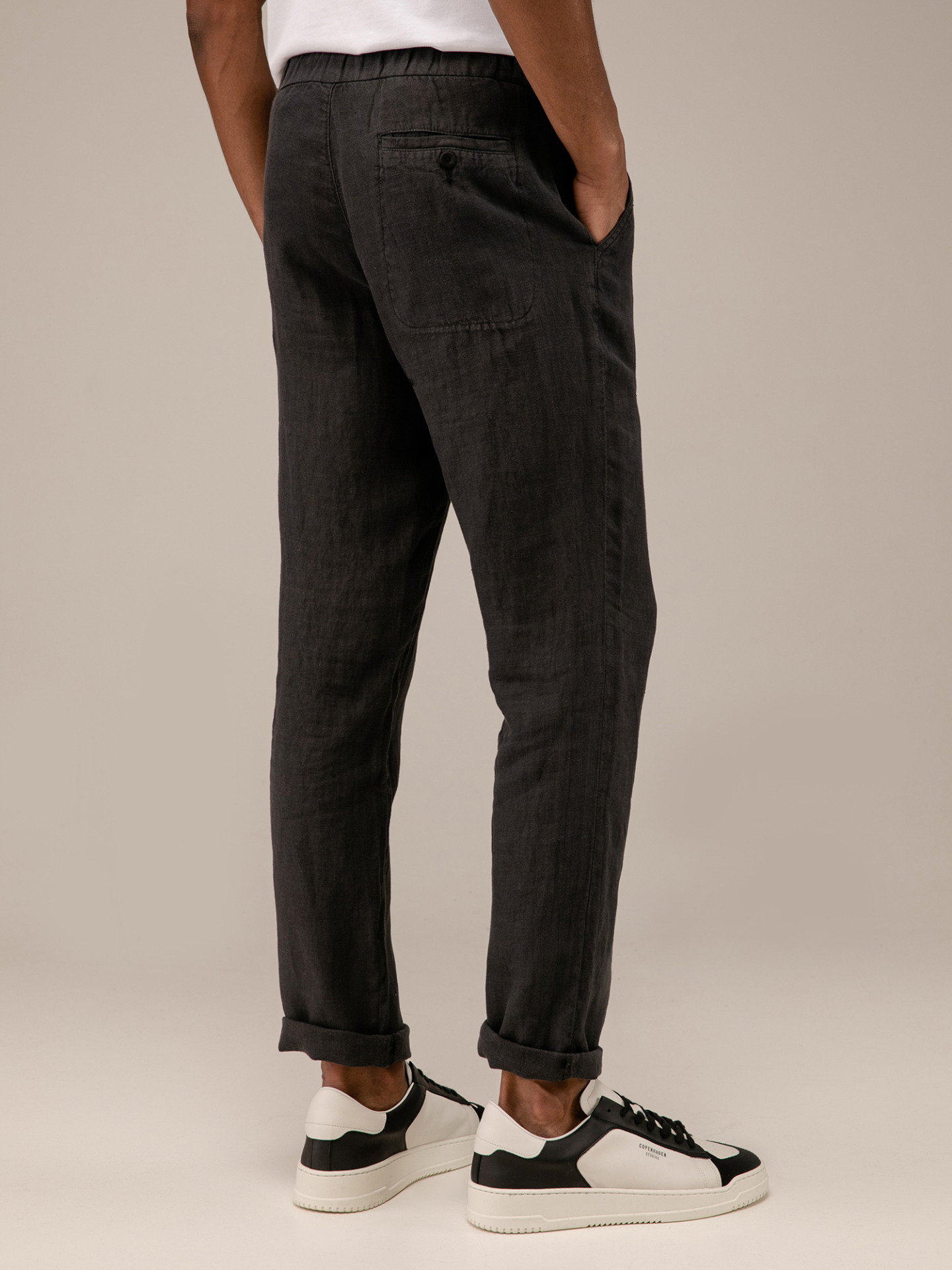 Detailansicht von Lässige Hose aus Leinen von 04651