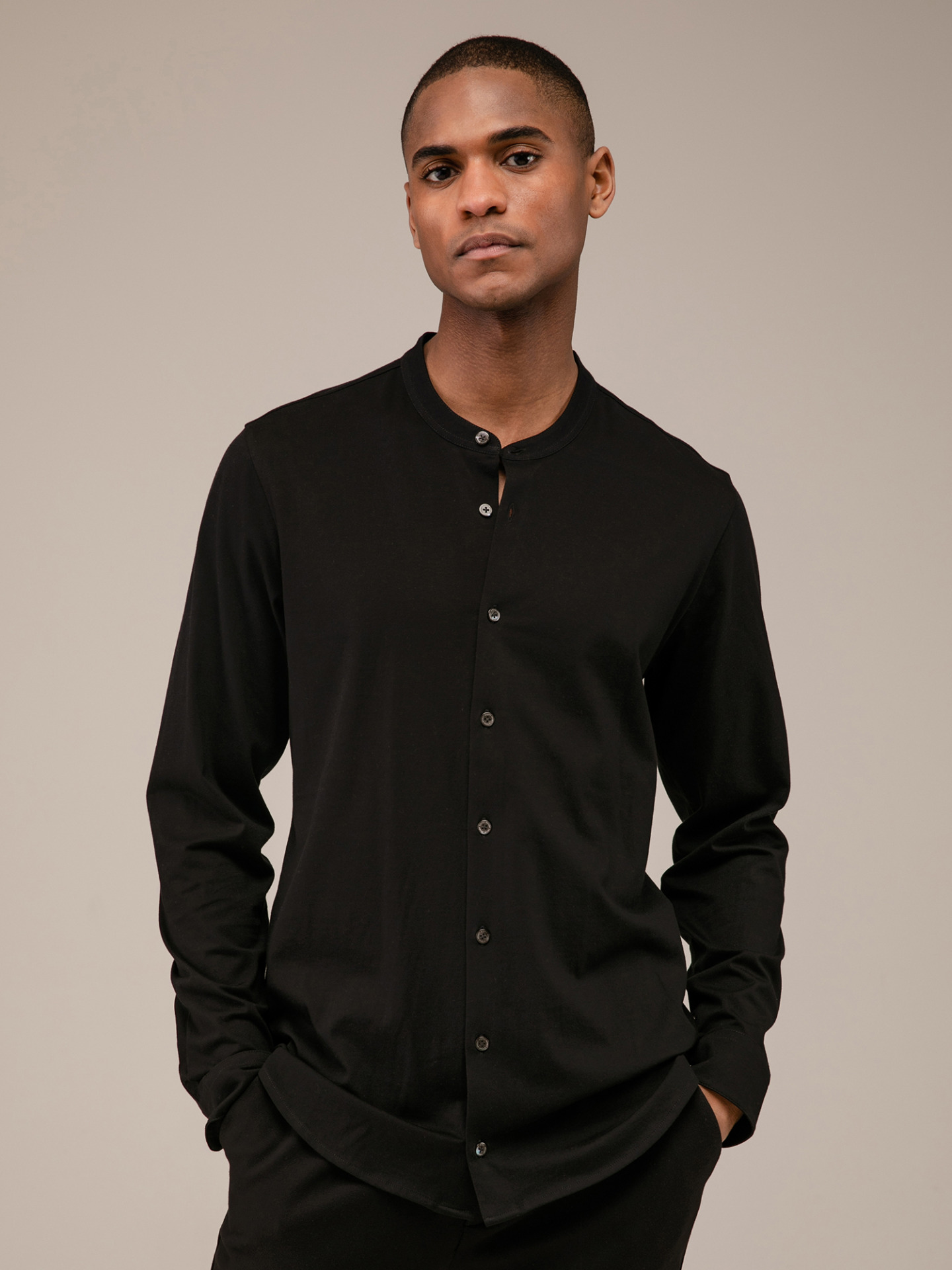 Detailansicht von Durchgeknöpftes Langarmshirt von STEFAN BRANDT