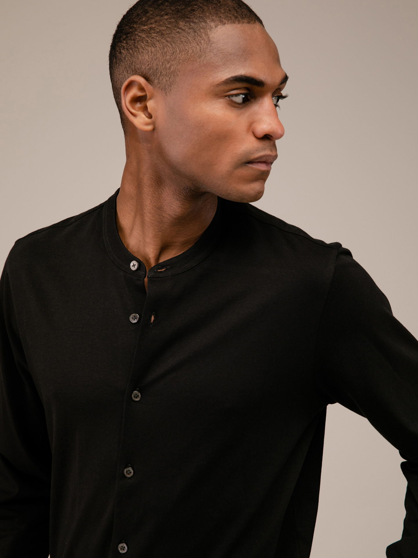 Detailansicht von Durchgeknöpftes Langarmshirt von STEFAN BRANDT