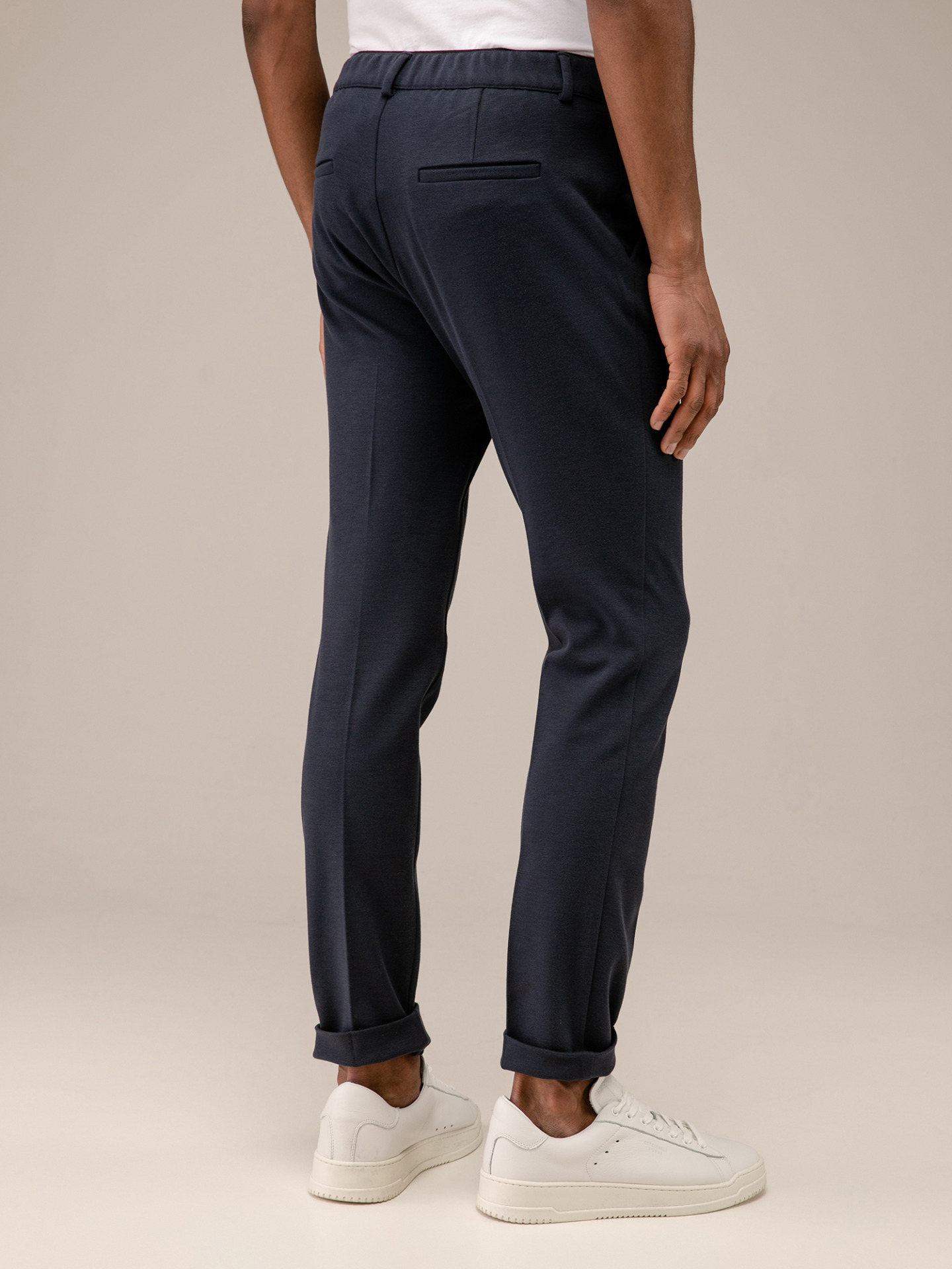 Detailansicht von Hose mit Bundfalte von KIEFERMANN