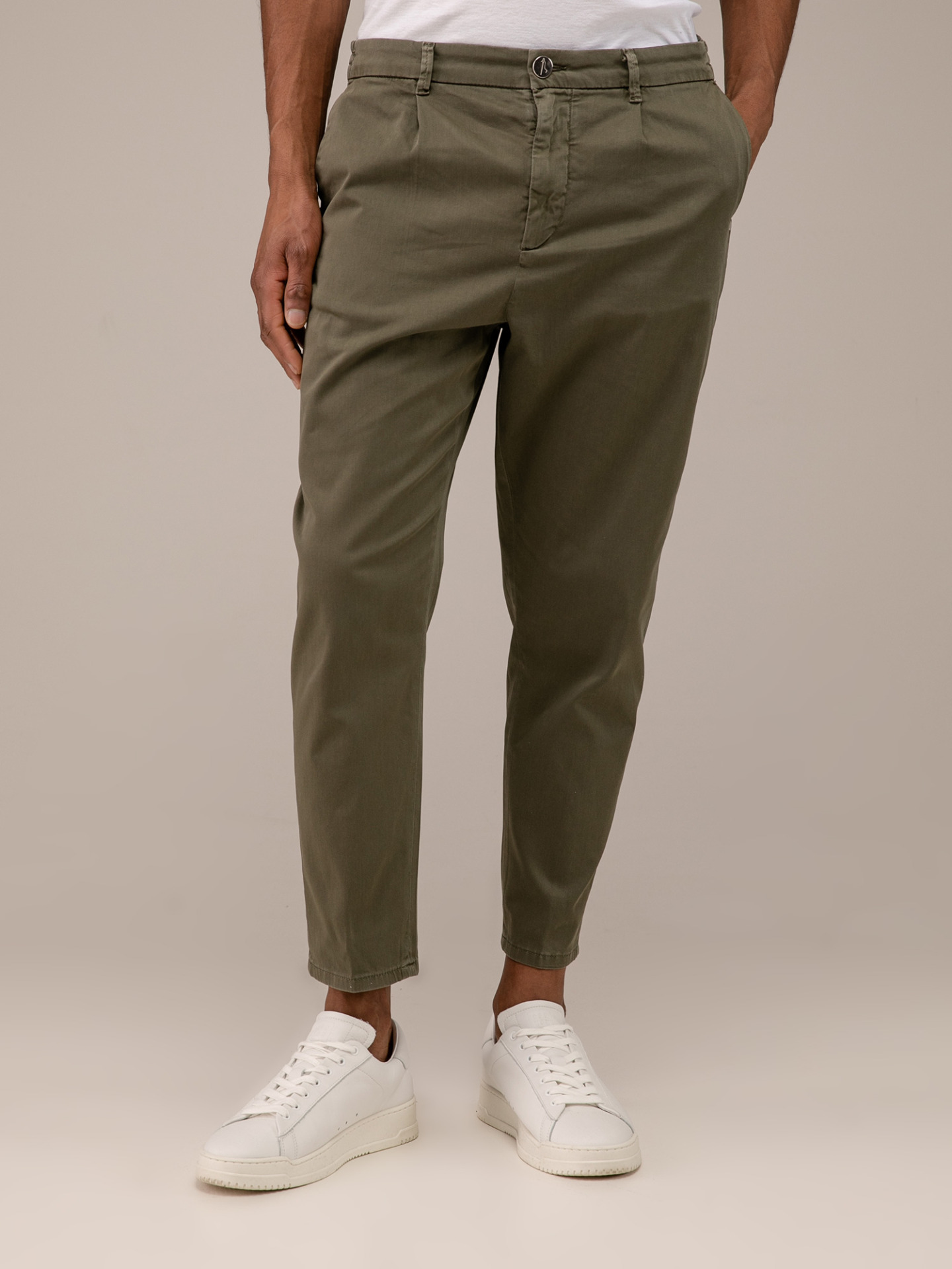 Detailansicht von Chinohose aus Baumwolle von GOLDGARN