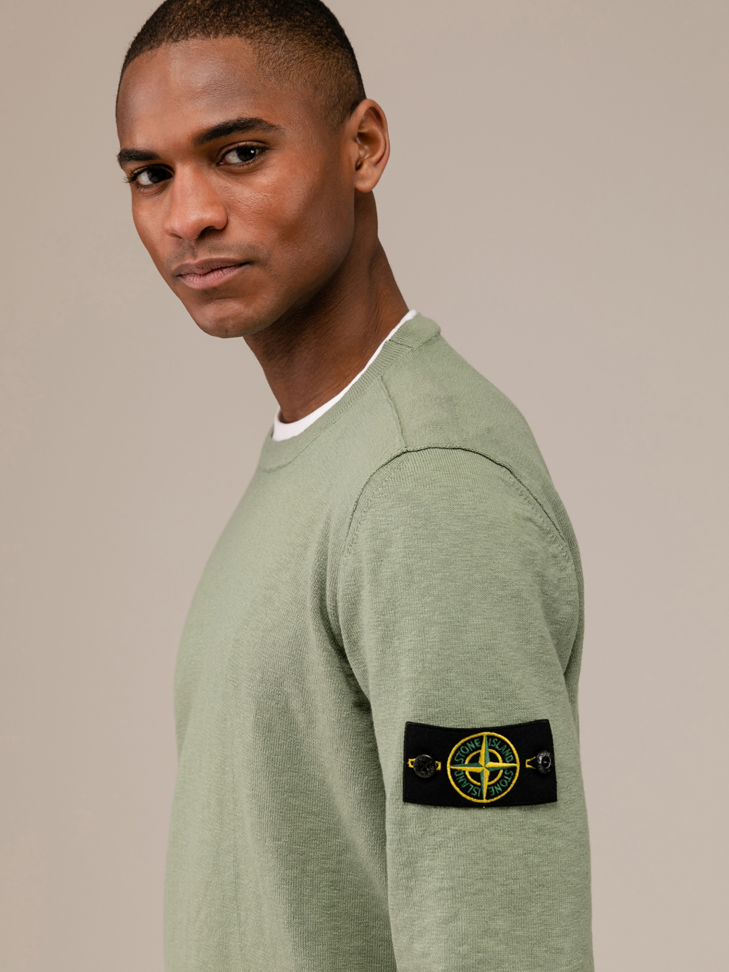 Detailansicht von Pullover aus Baumwolle von STONE ISLAND