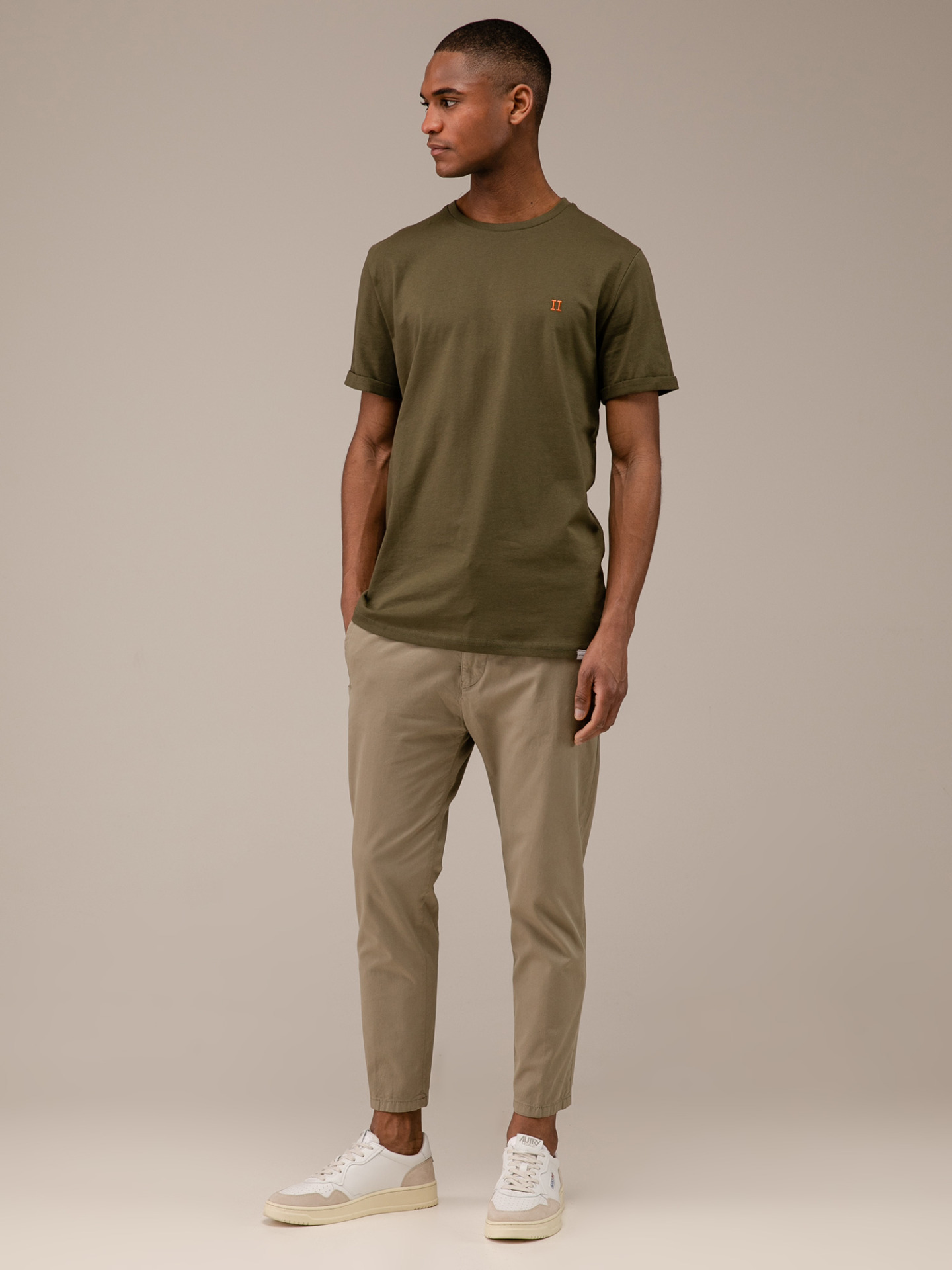 Detailansicht von T-Shirt aus Baumwolle von LES DEUX