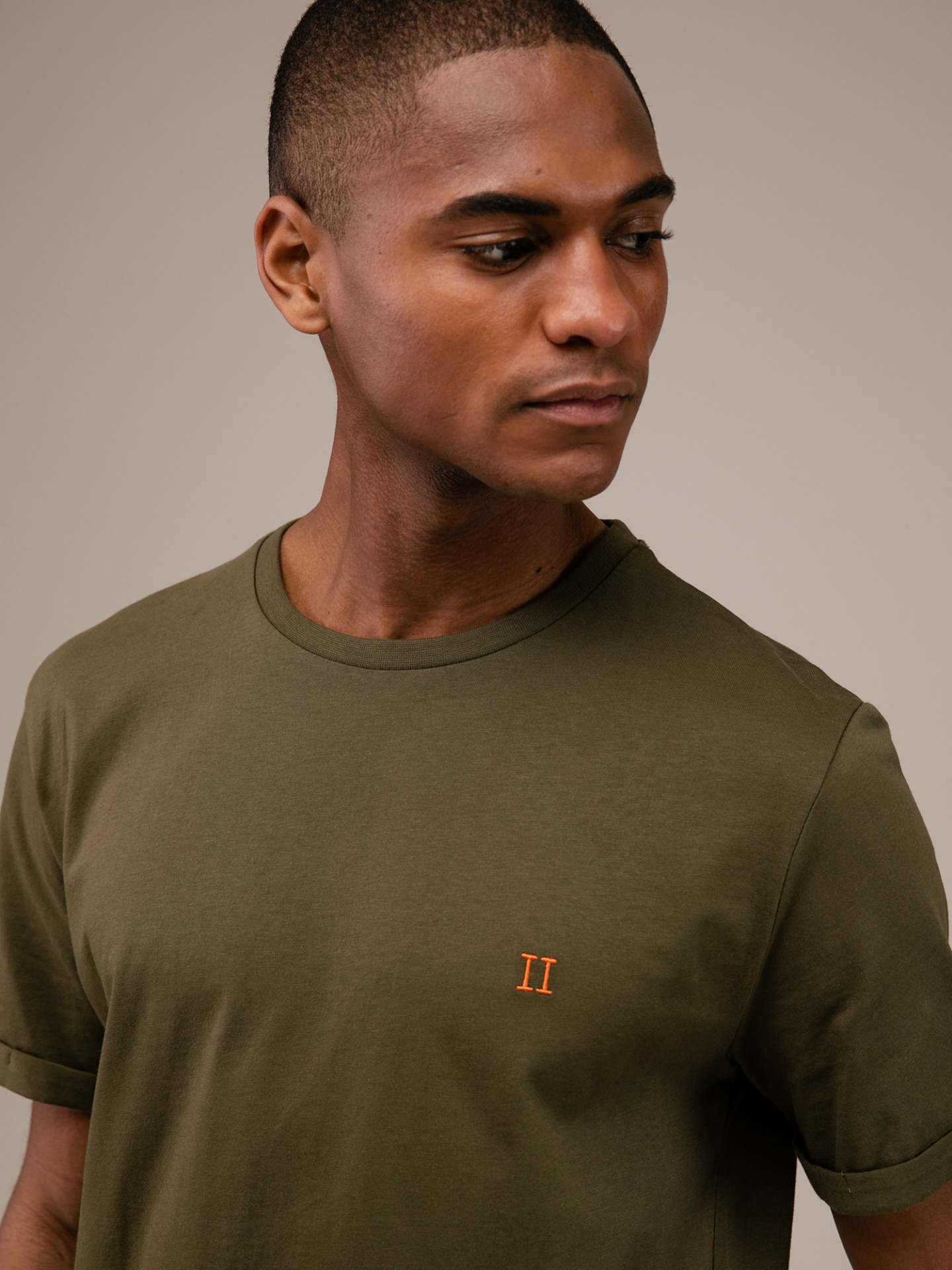 Detailansicht von T-Shirt aus Baumwolle von LES DEUX