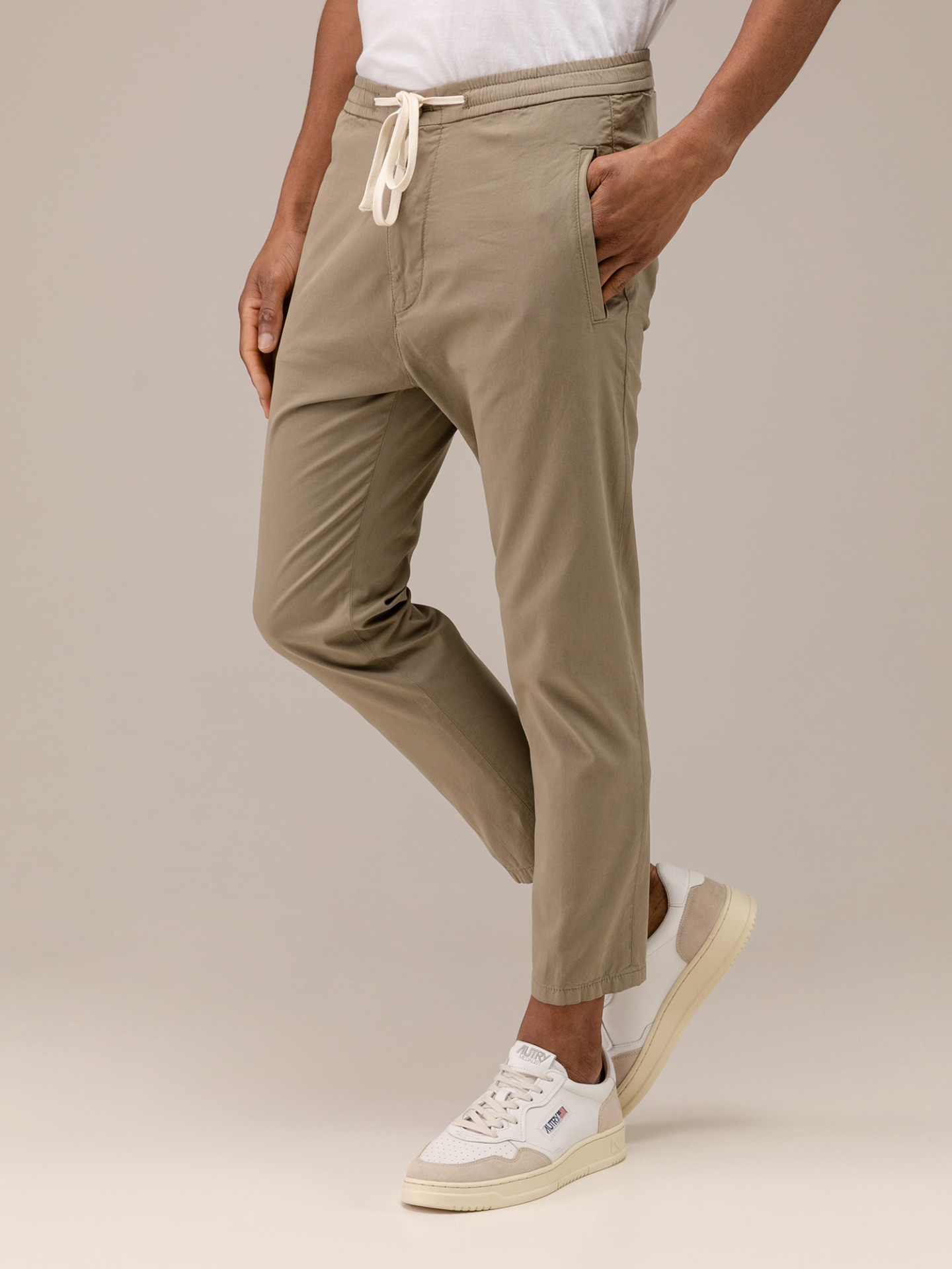 Detailansicht von Hose aus Baumwolle mit Tunnelzug von DRYKORN